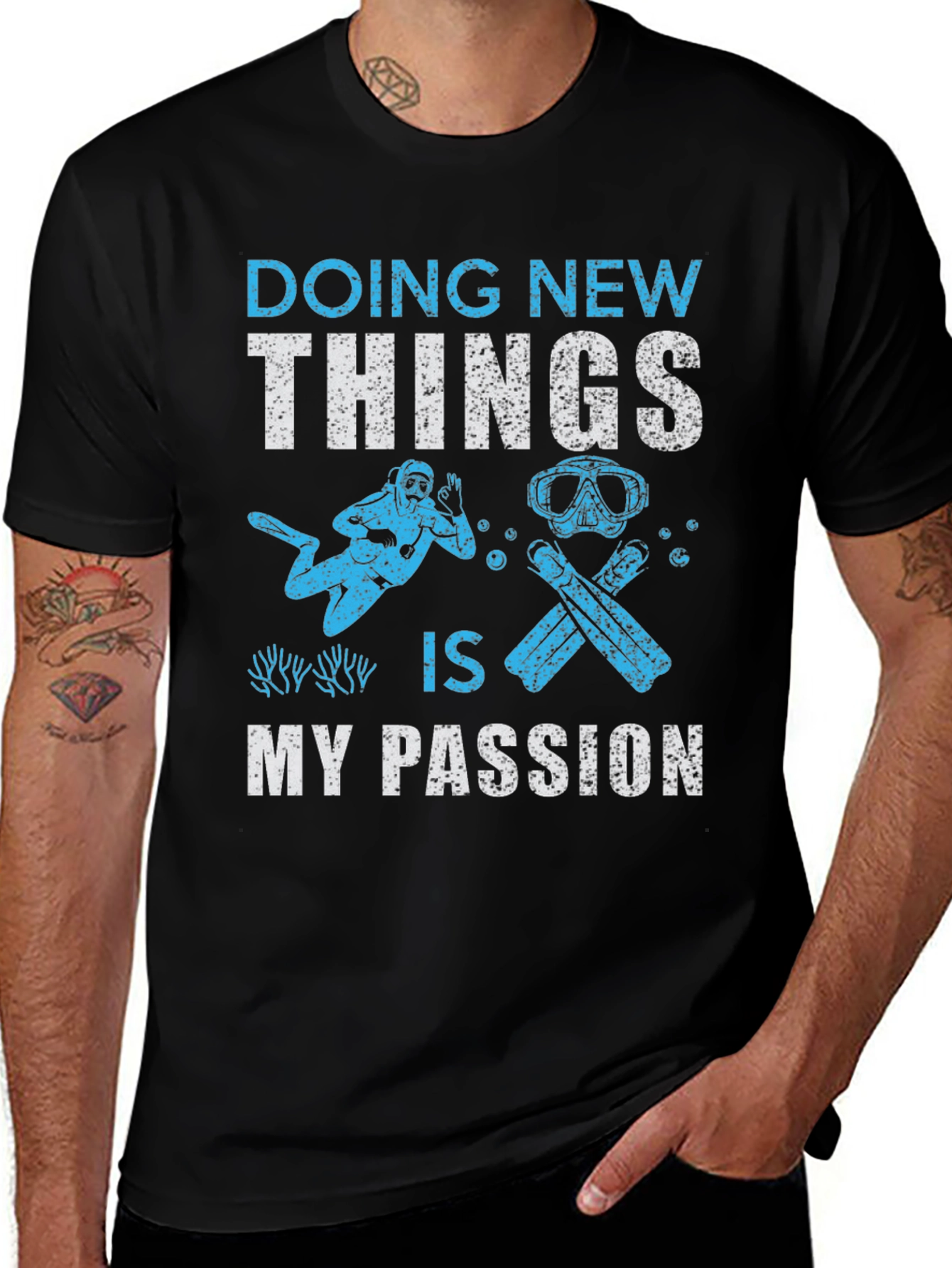 Diving Passion Graphic T-Shirt