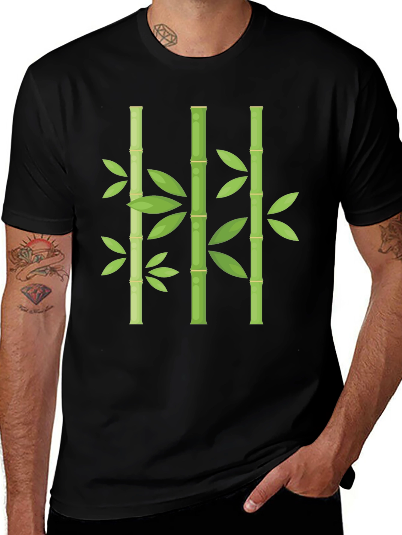 Variant 24 of Bamboo Graphic T-Shirt - Modern Style