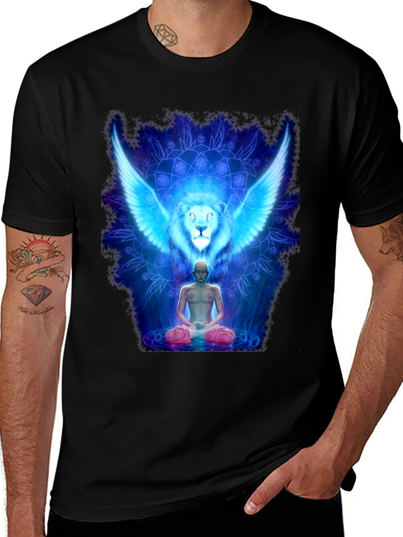 Variant 15 of Winged Lion Meditation T-Shirt