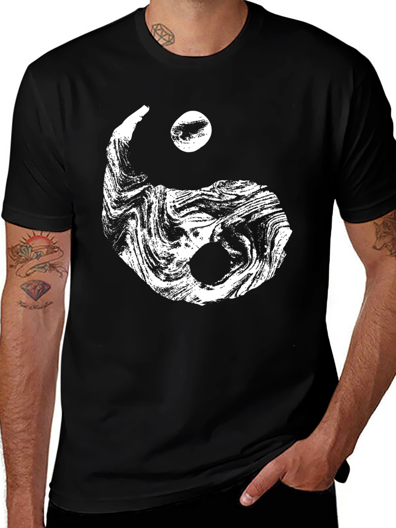 Variant 27 of Yin Yang Graphic Tee - Balance & Style