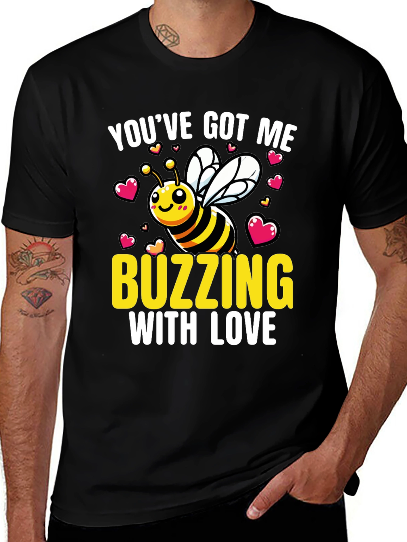 Variant 5 of Buzzing With Love Graphic T-Shirt