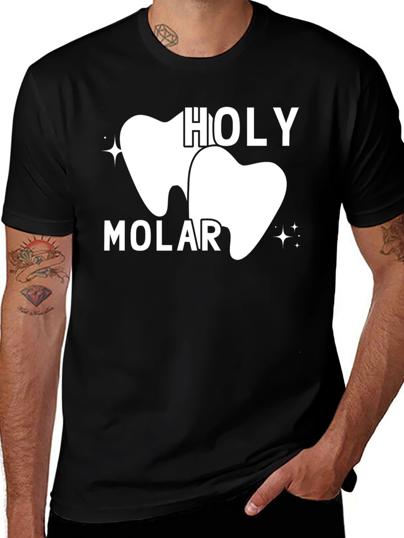 Variant 17 of Holy Molar Dental Humor T-Shirt