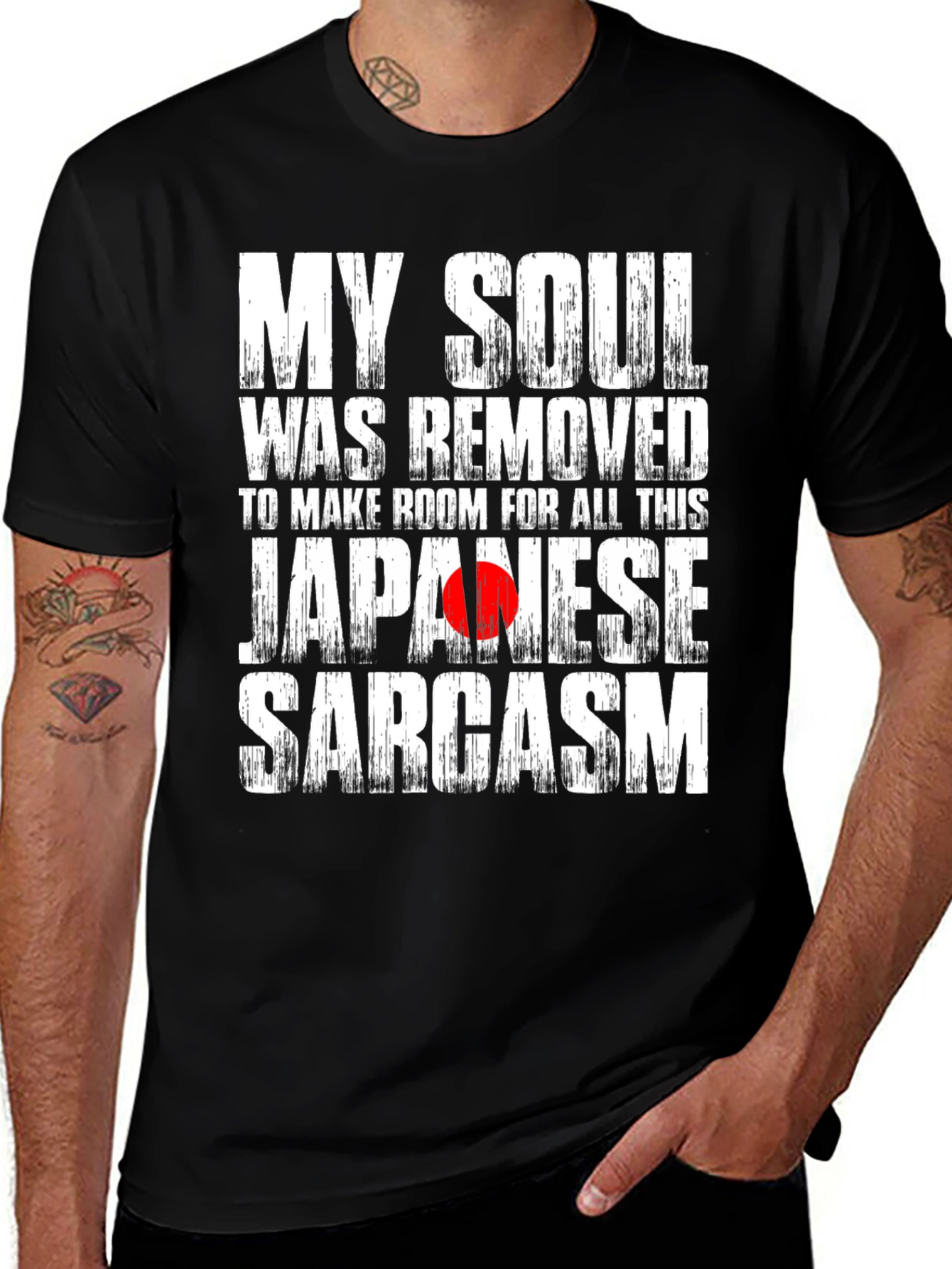 Variant 29 of My Soul Removed Japanese Sarcasm Graphic T-Shirt