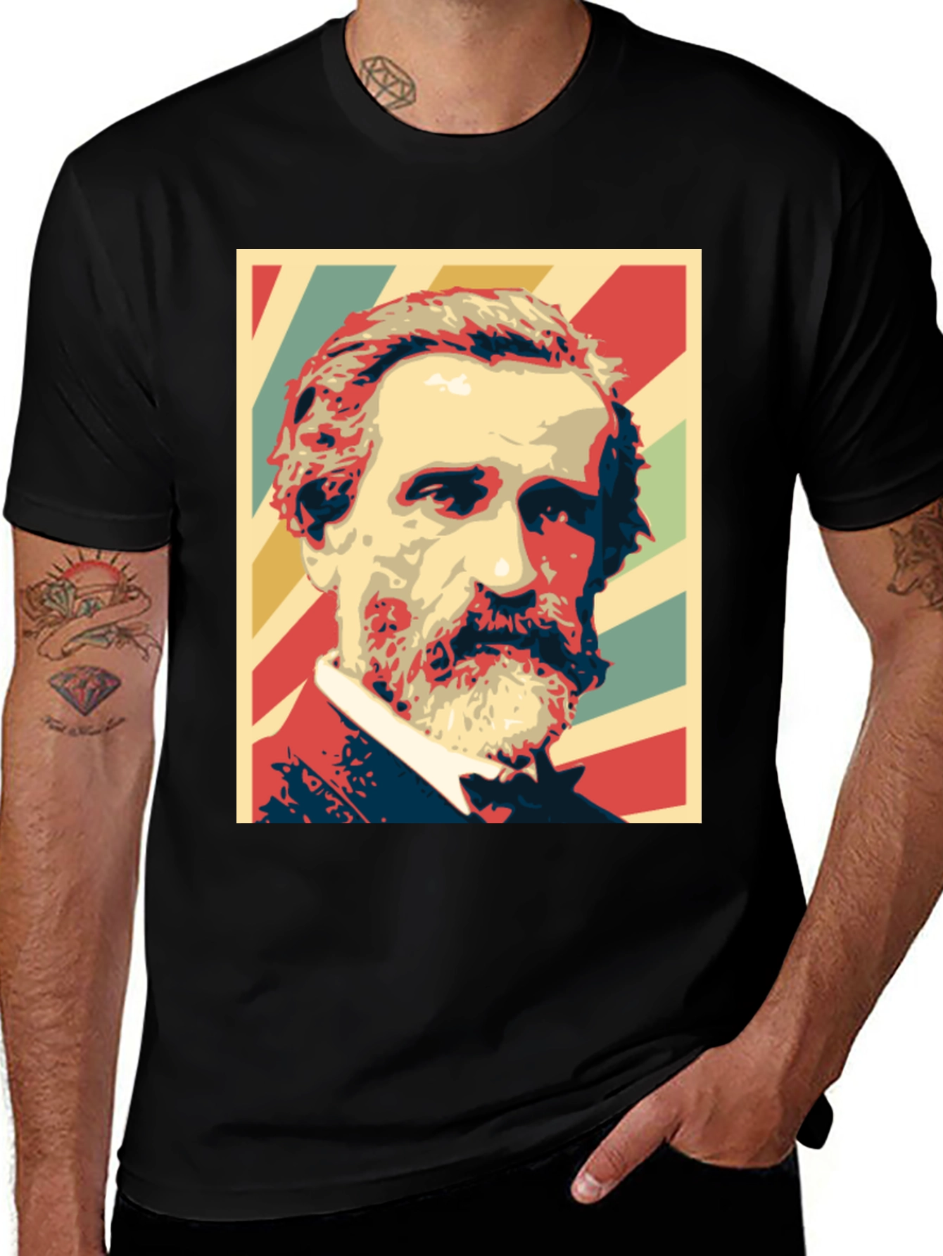 Variant 30 of Giuseppe Verdi Portrait T-Shirt