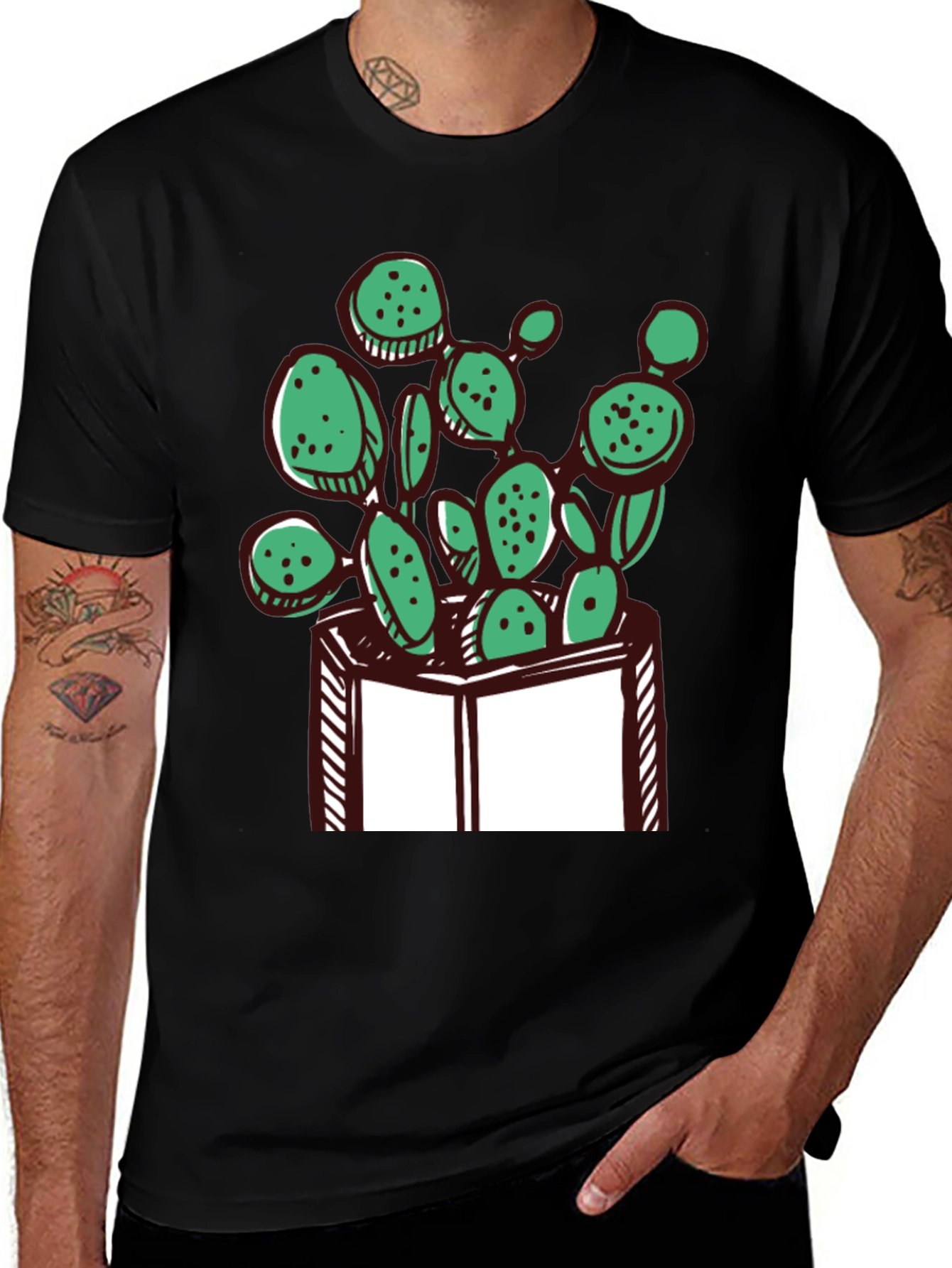 Variant 22 of Prickly Pear Cactus Graphic T-Shirt