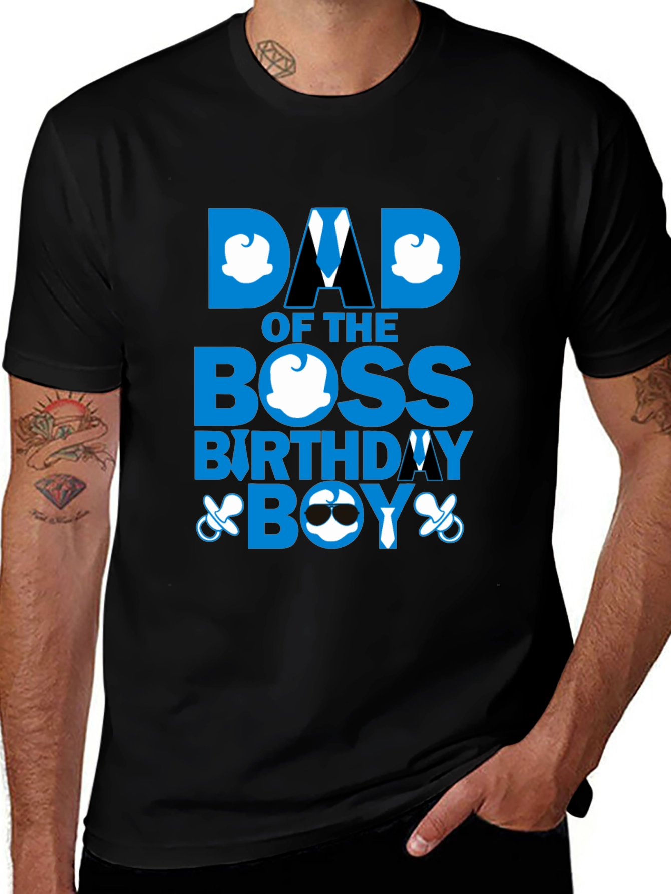 Dad of the Boss Birthday Boy T-Shirt