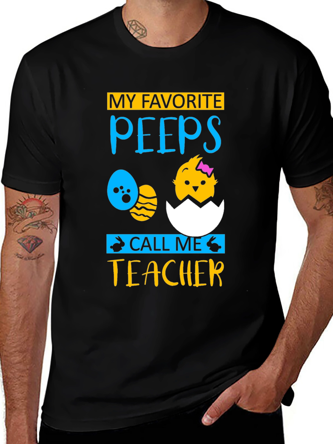 My Favorite Peeps Teacher Easter T-Shirt
