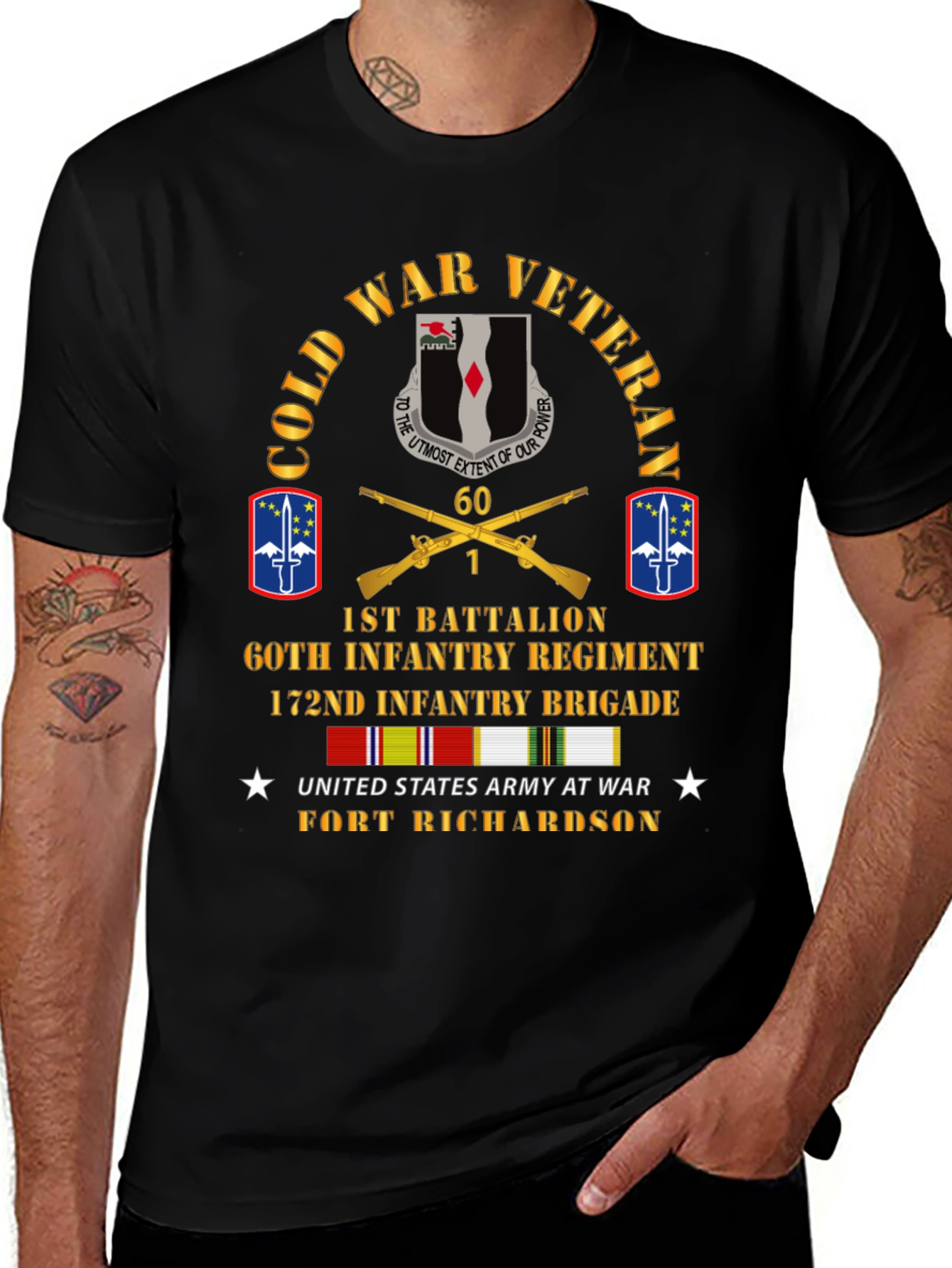 Cold War Veteran 60th Infantry Regiment T-Shirt