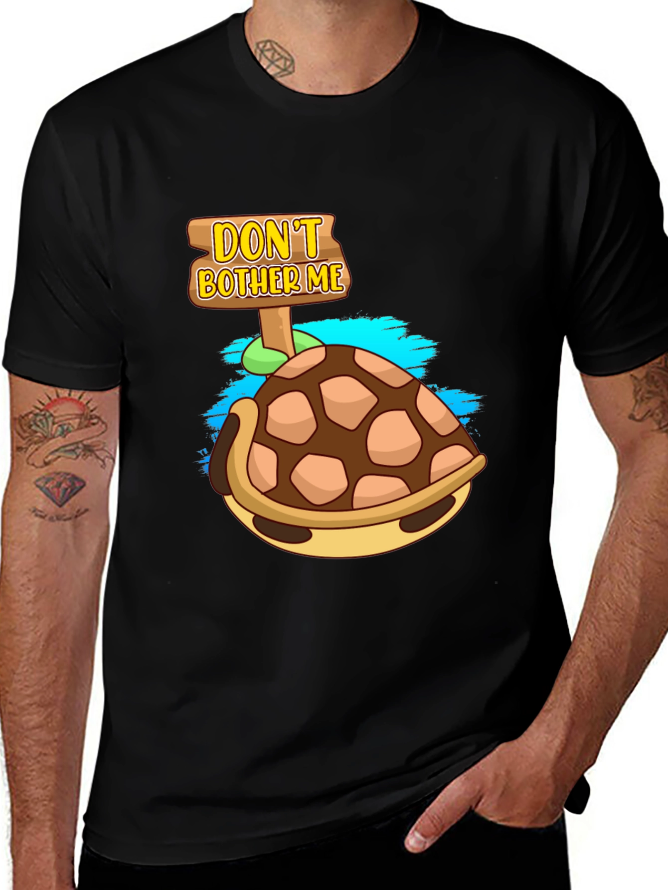 Variant 10 of Don't Bother Me Turtle Graphic Tee