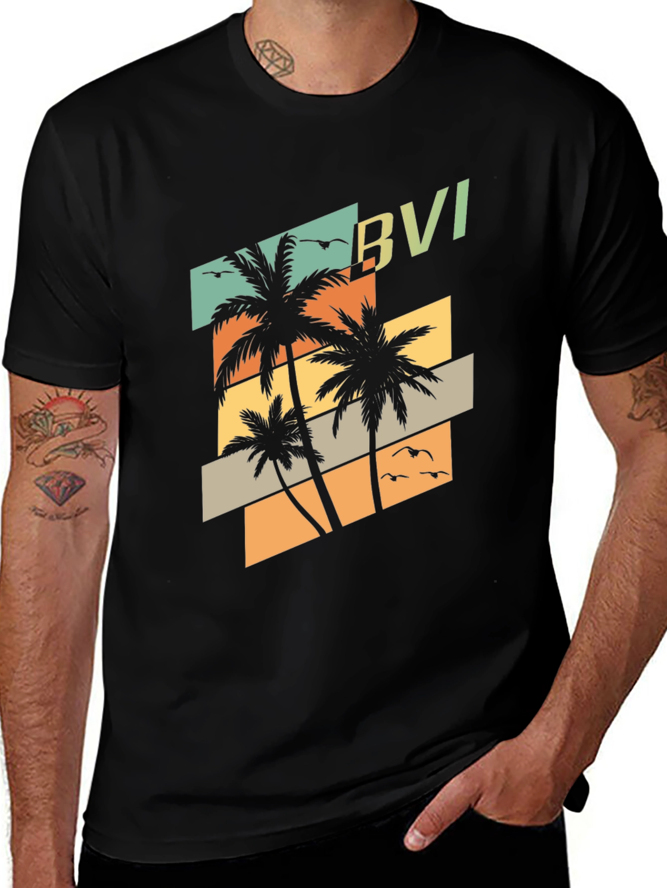 Vintage BVI Palm Tree T-Shirt