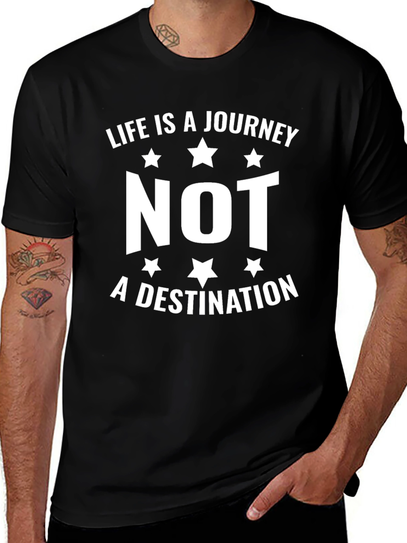 Variant 22 of Life is a Journey Graphic Tee