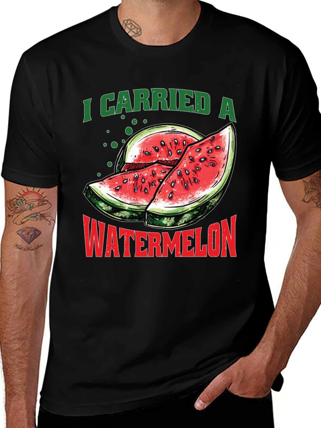 Variant 12 of I Carried A Watermelon Graphic T-Shirt