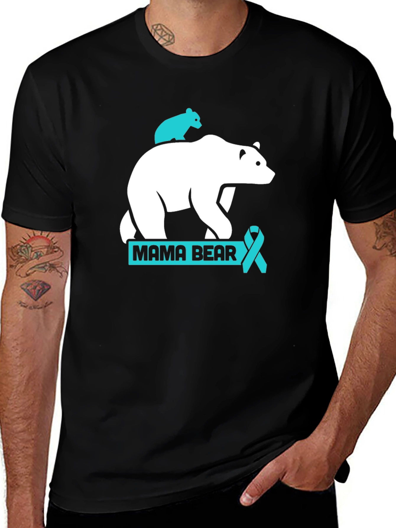 Mama Bear T-Shirt: Cute Bear Cub Tee