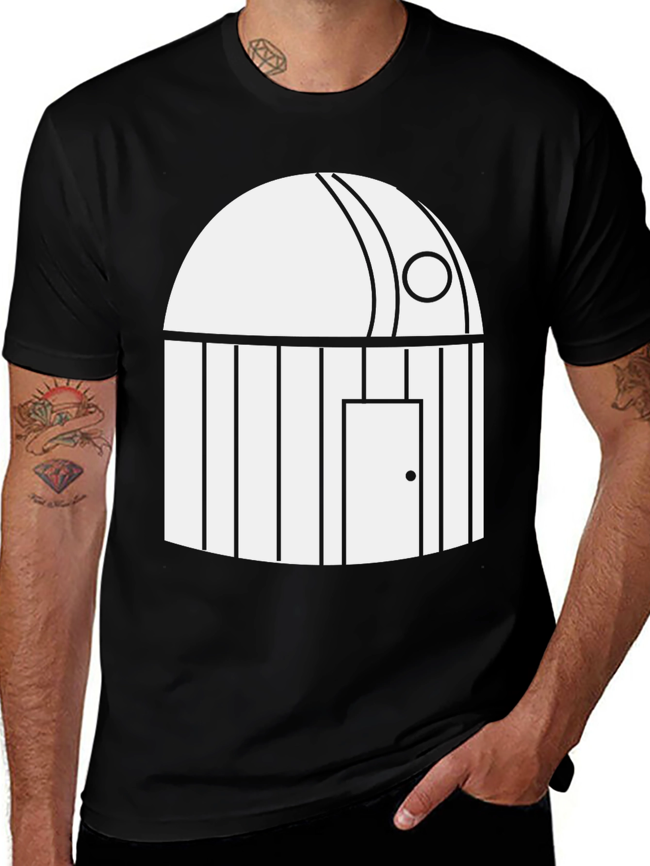 Observatory Dome Graphic Tee - Astronomy Lover's Shirt