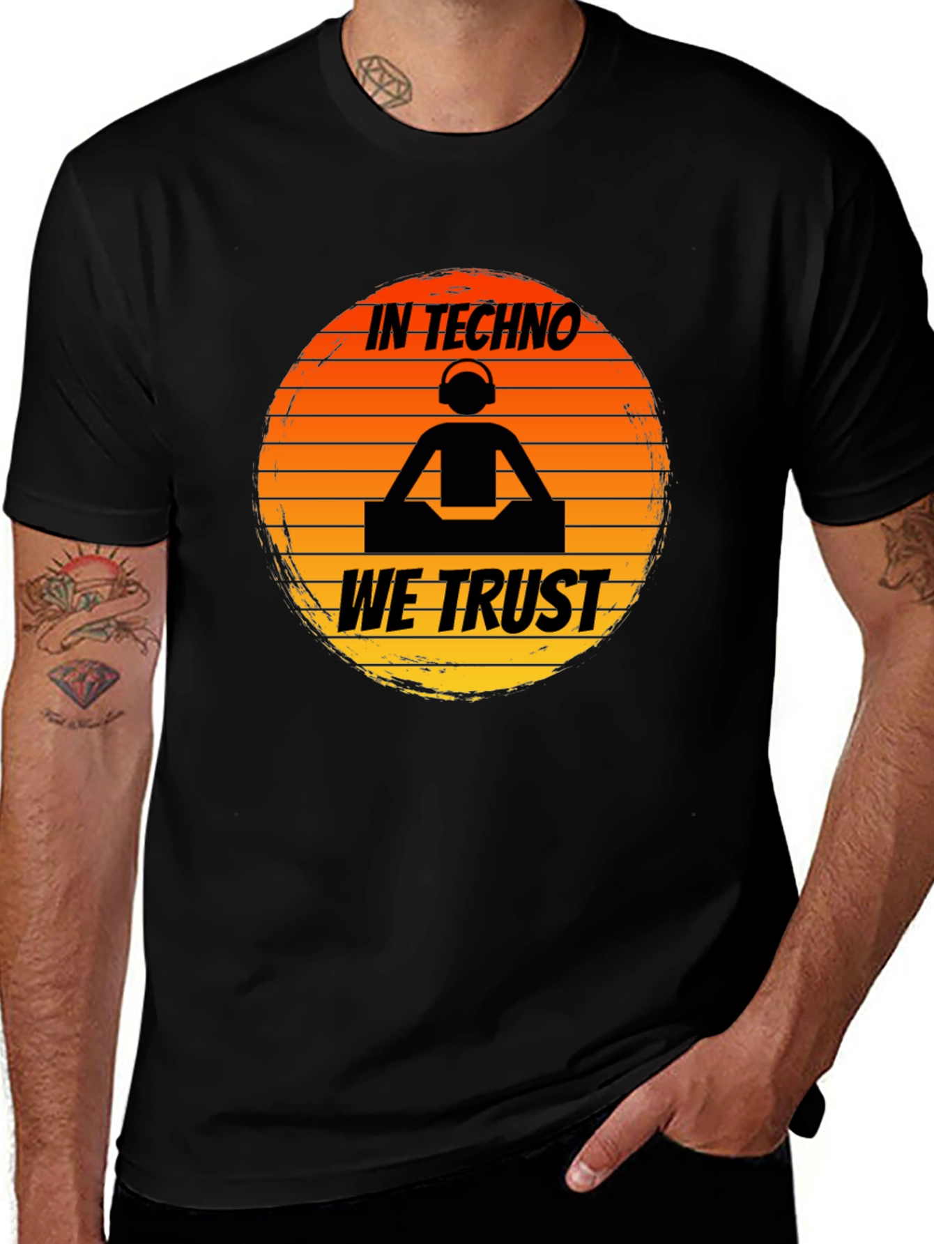In Techno We Trust Graphic Tee