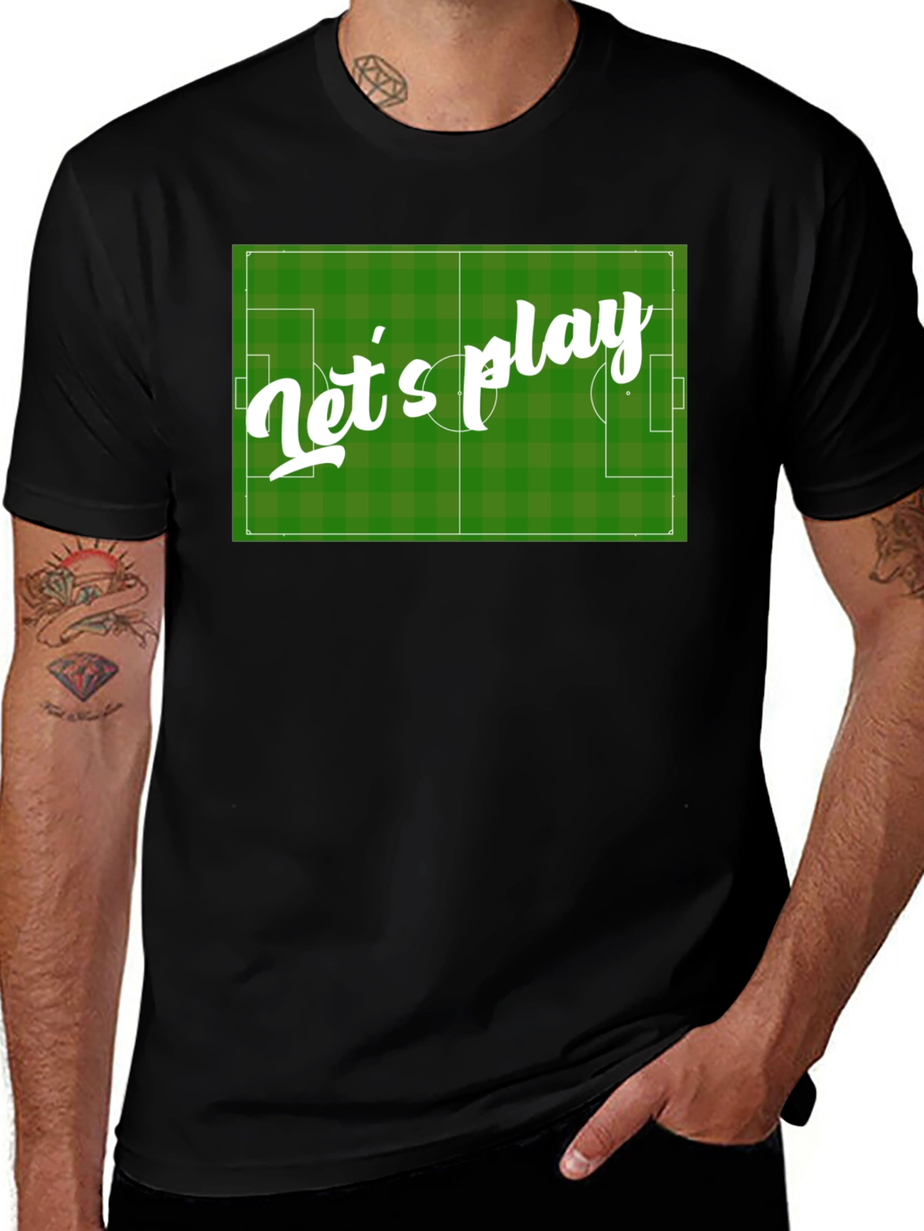 Variant 15 of Let's Play Soccer T-Shirt
