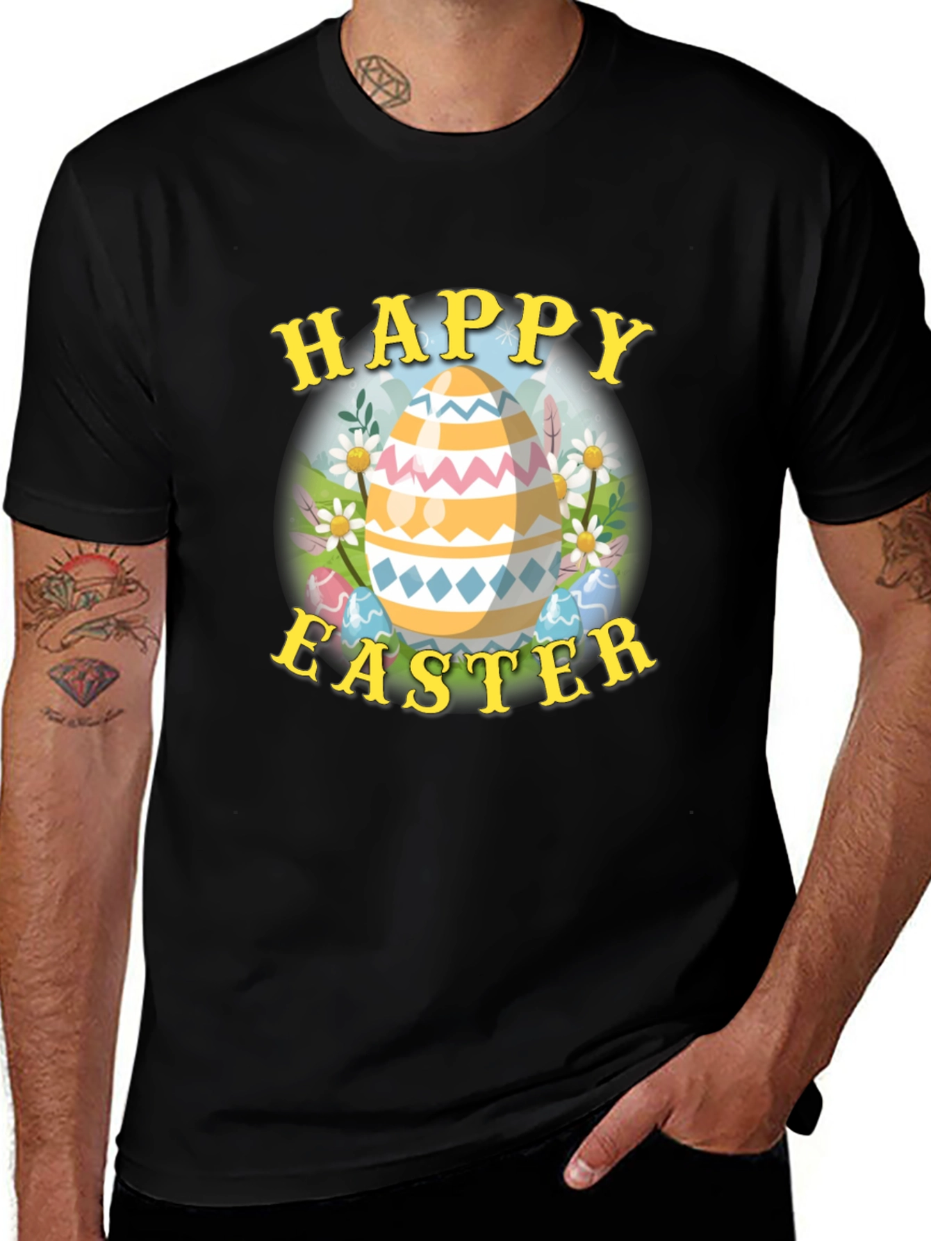 Happy Easter Egg Graphic Tee