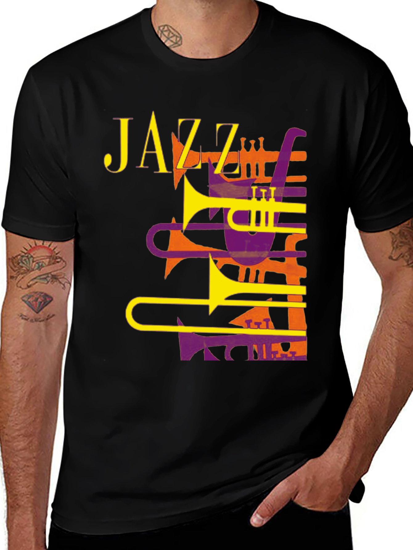 Jazz Music Graphic T-Shirt