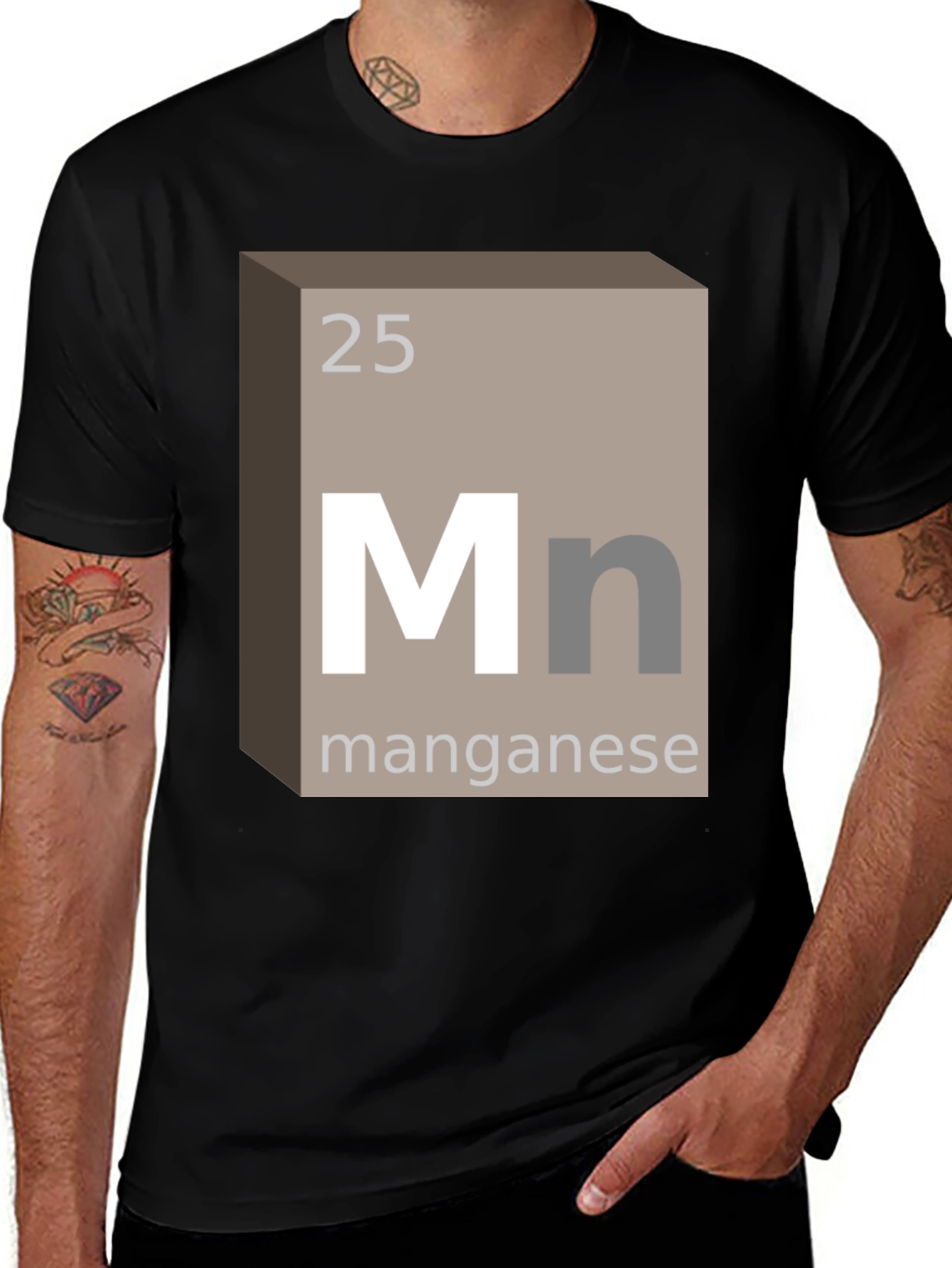 Manganese Periodic Table T-Shirt - Science Tee