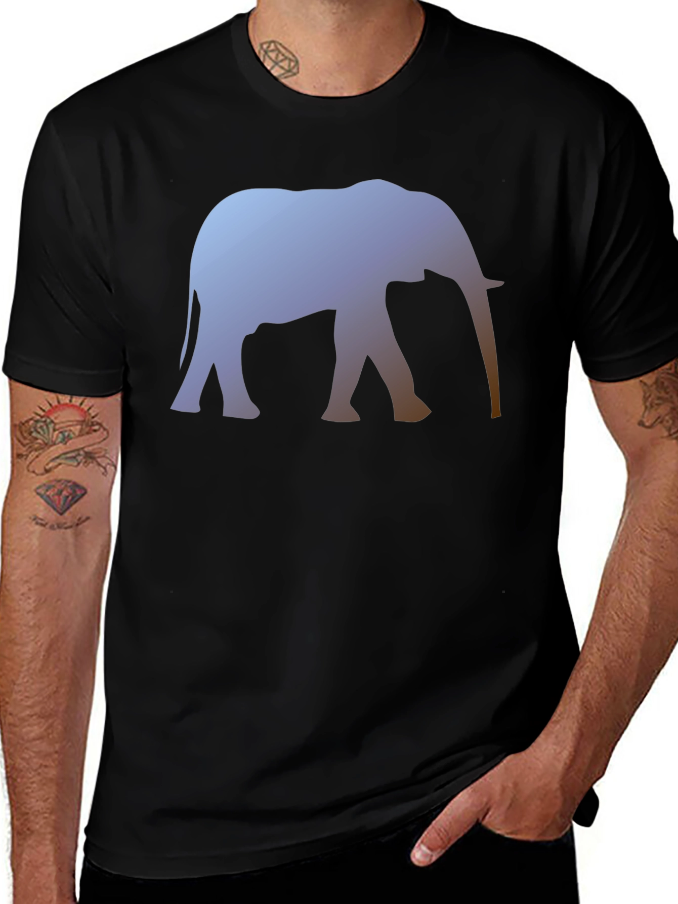 Variant 29 of Elephant Graphic Tee - Stylish & Comfortable