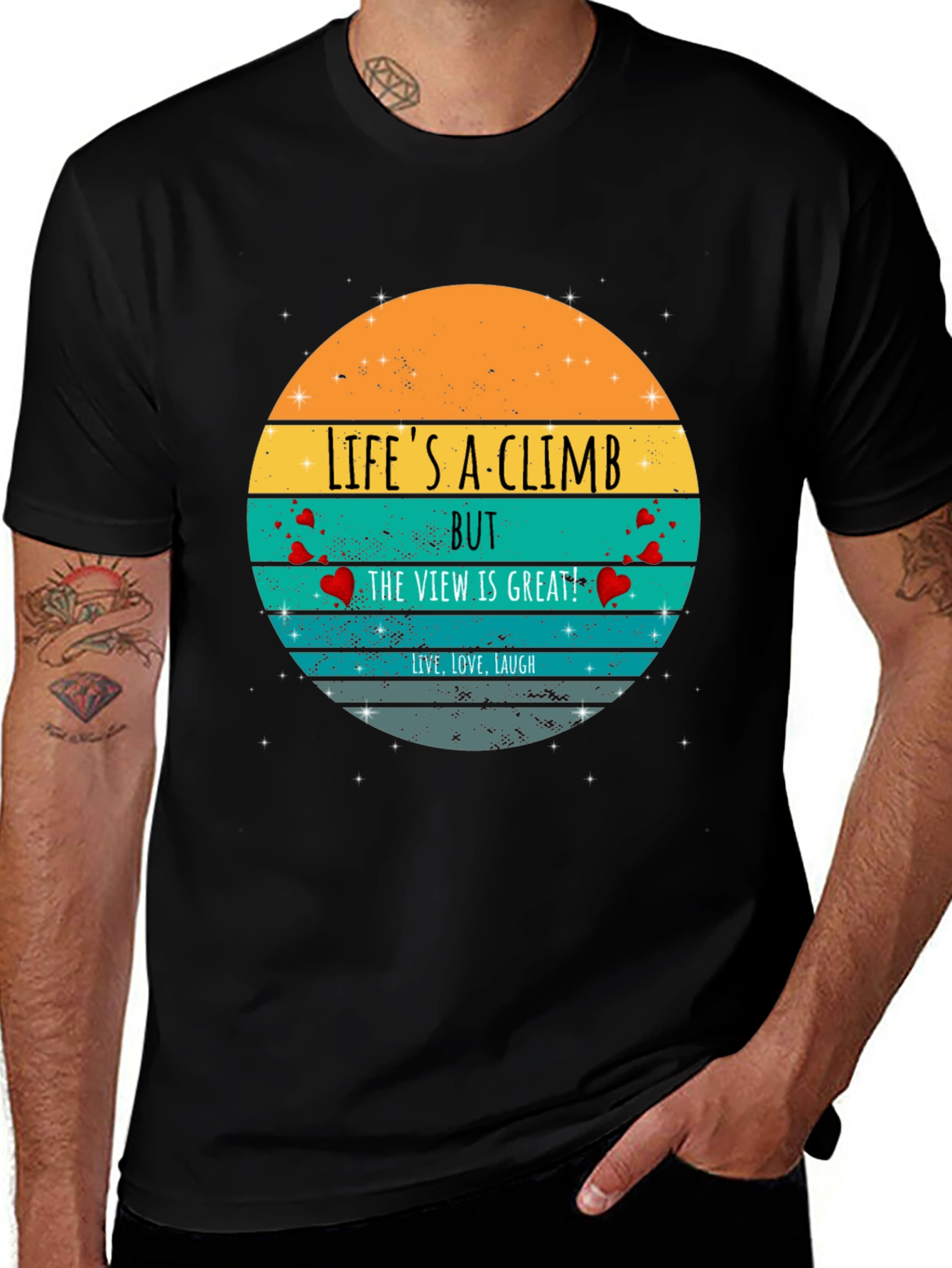 Variant 5 of Life's a Climb Graphic Tee