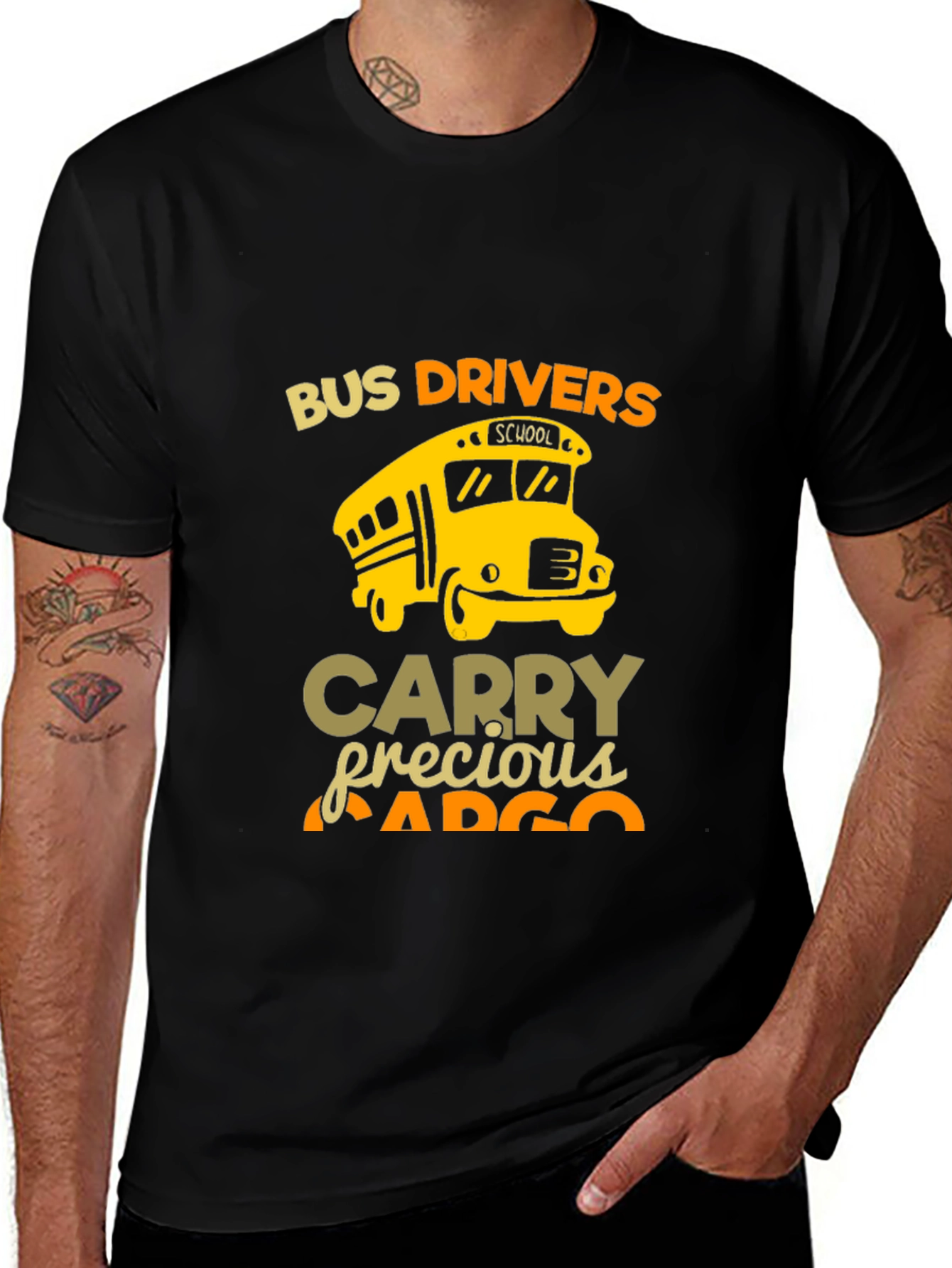 Variant 21 of Bus Driver Precious Cargo T-Shirt