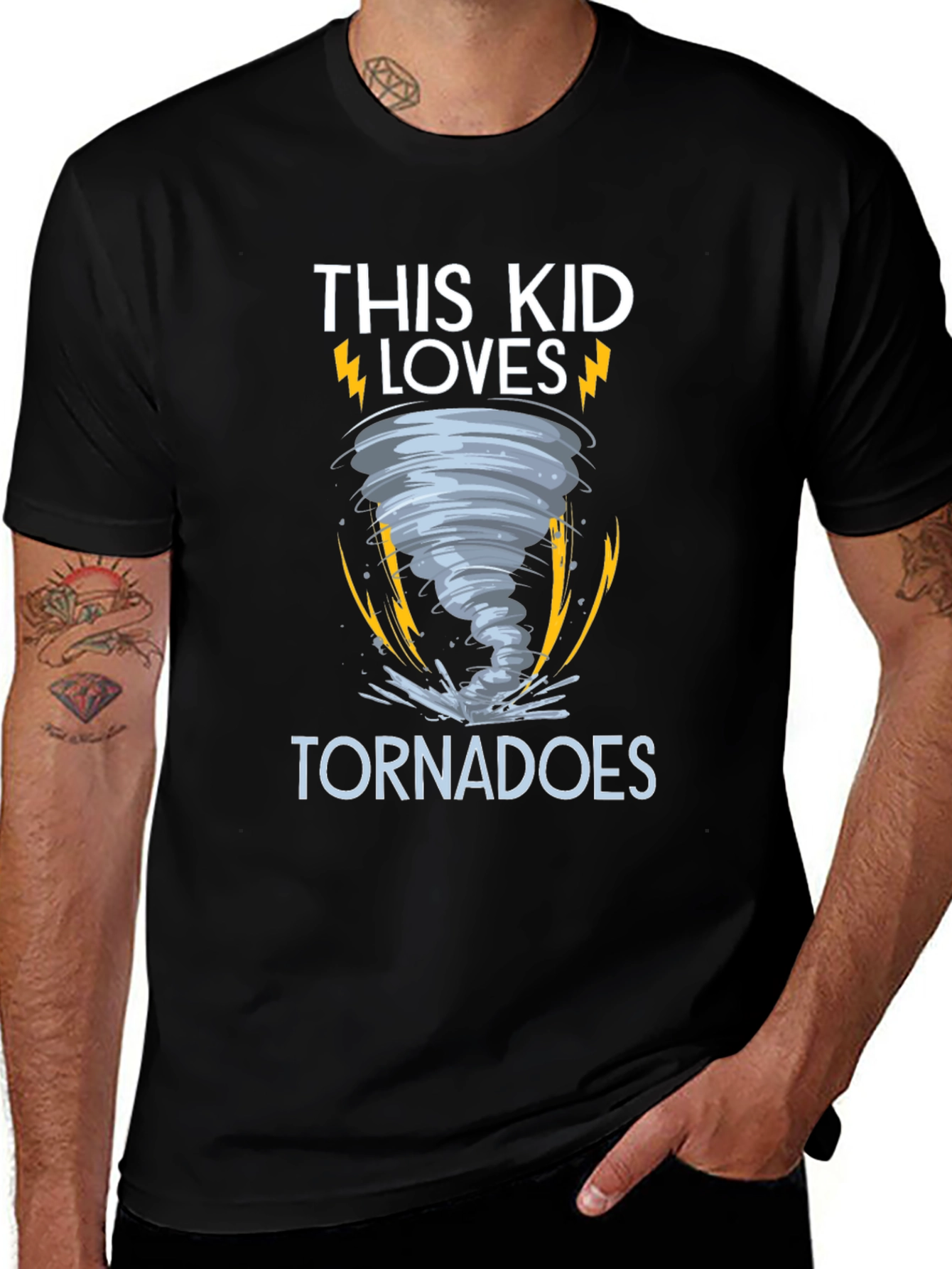 Variant 7 of Tornadoes Kid's Graphic Tee - Weather Enthusiast
