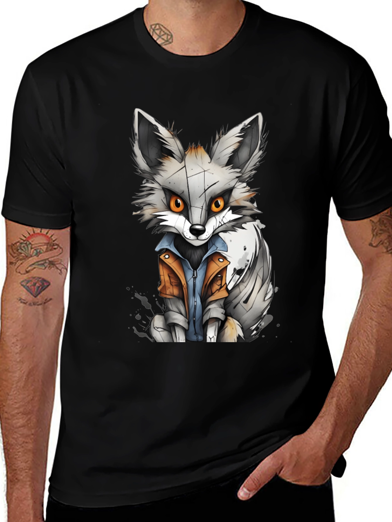 Cool Fox Graphic T-Shirt - Urban Streetwear Tee