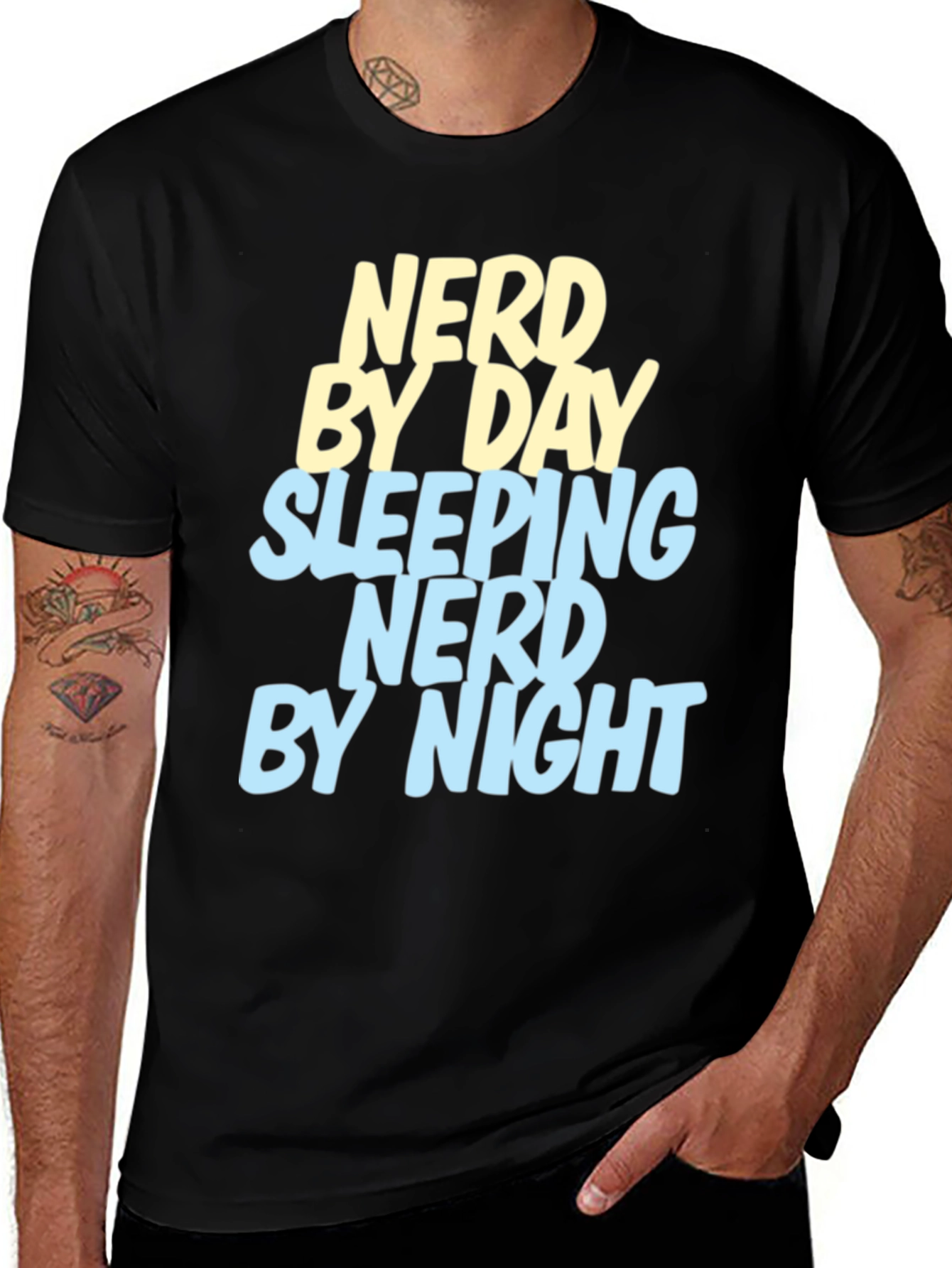 Variant 2 of Nerd By Day T-Shirt - Gamer Geek Tee
