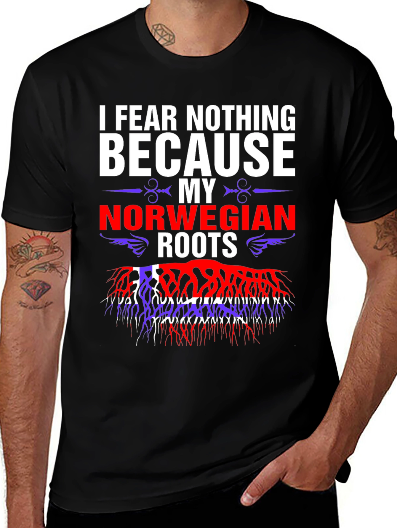 Variant 20 of Norwegian Roots T-Shirt