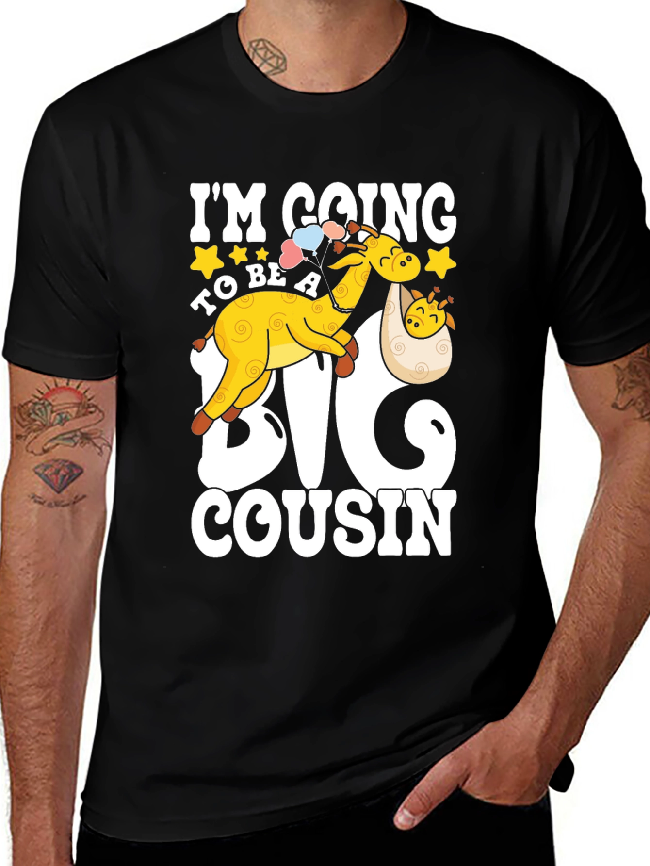 Variant 23 of Big Cousin Giraffe T-Shirt