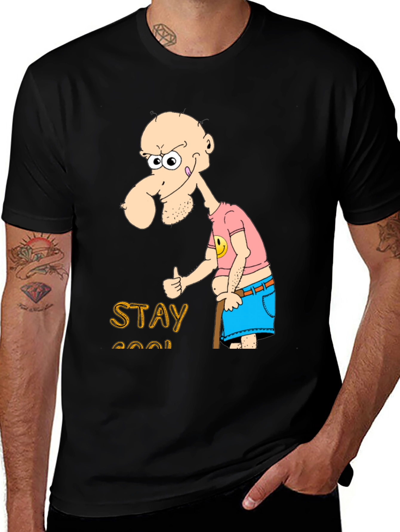 Variant 6 of Stay Cool Cartoon T-Shirt