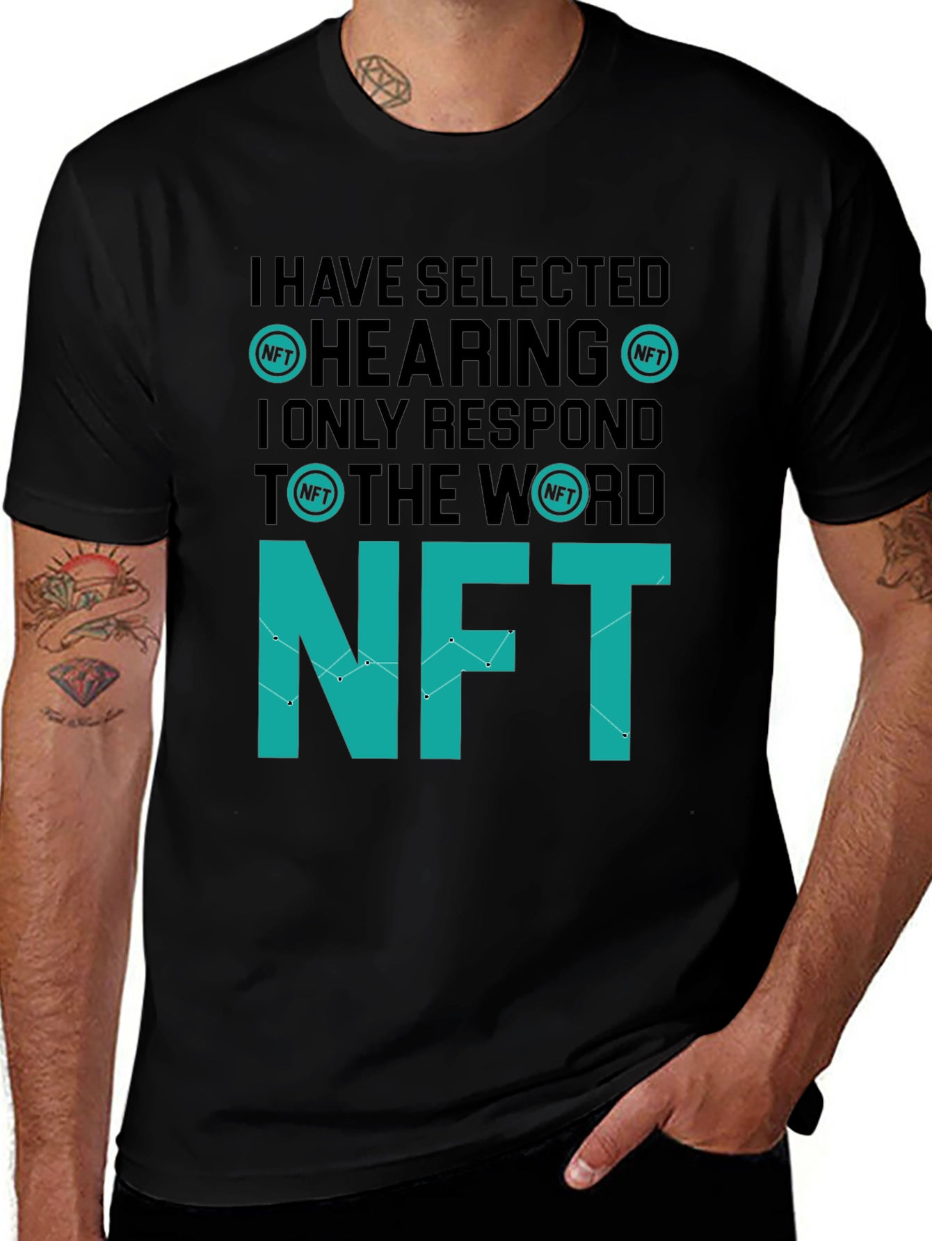 NFT T-Shirt: I Only Respond to the Word NFT