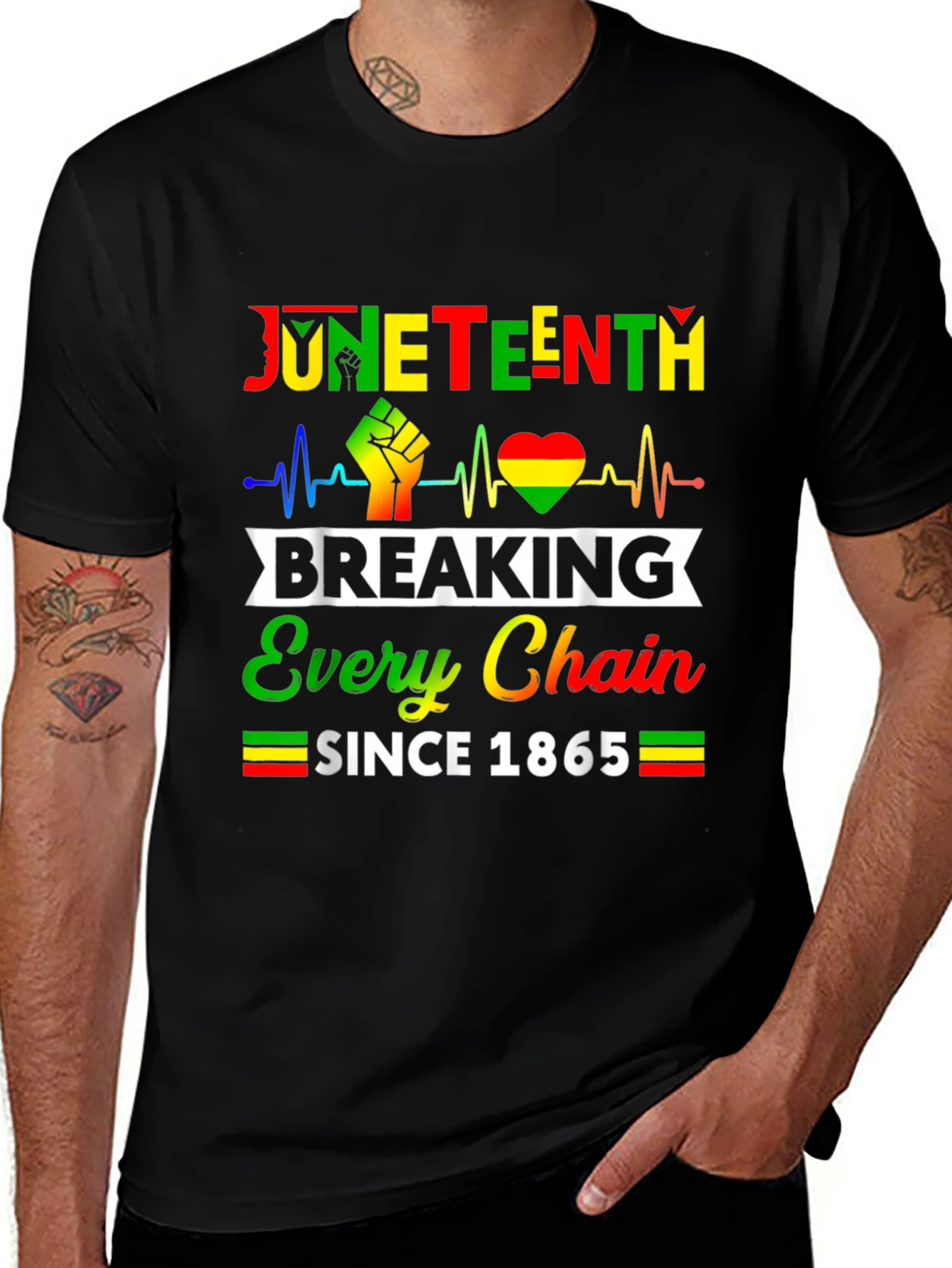 Juneteenth Breaking Chains T-Shirt