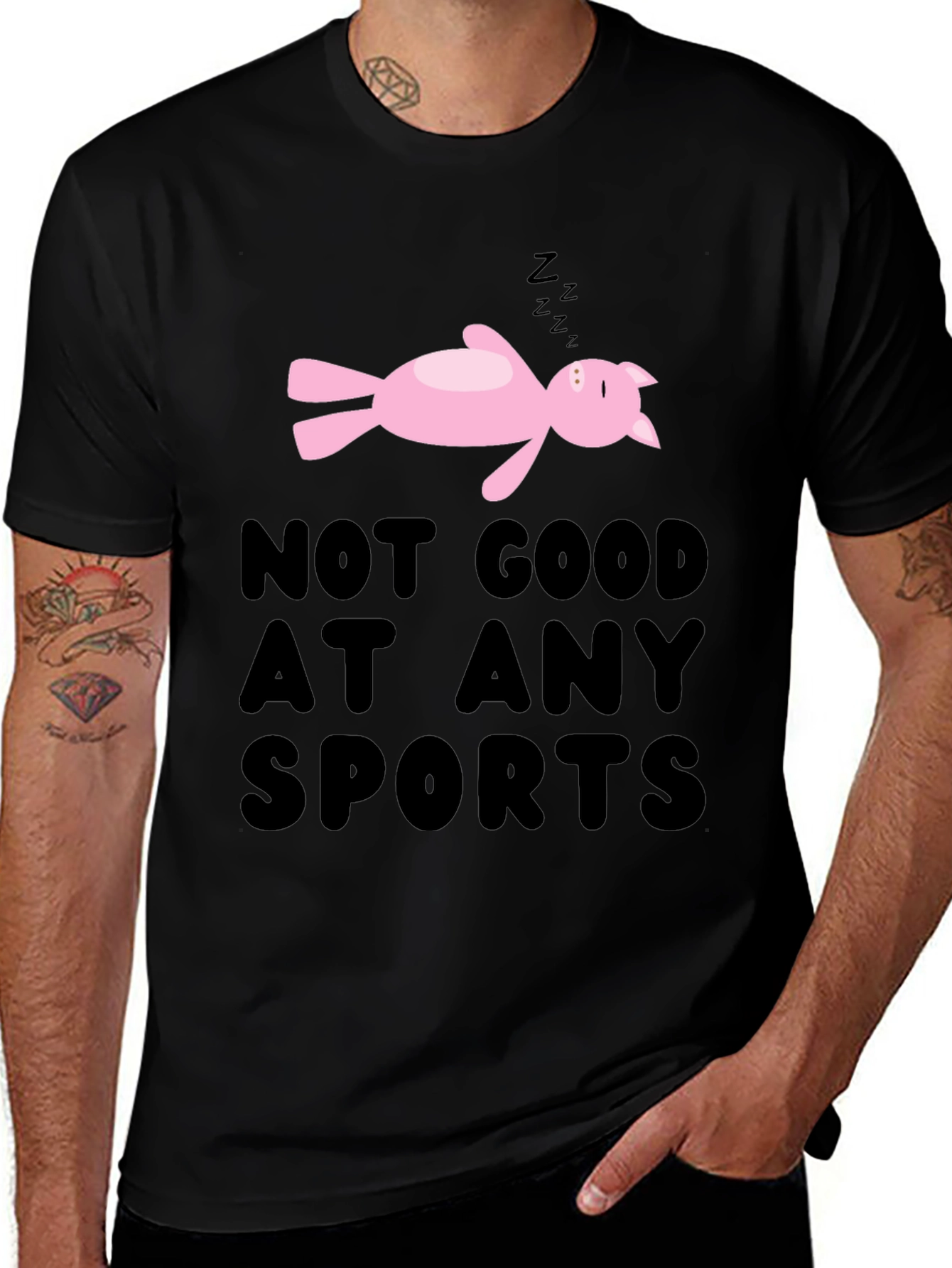 Variant 23 of Funny Graphic Tee - Not Good at Any Sports