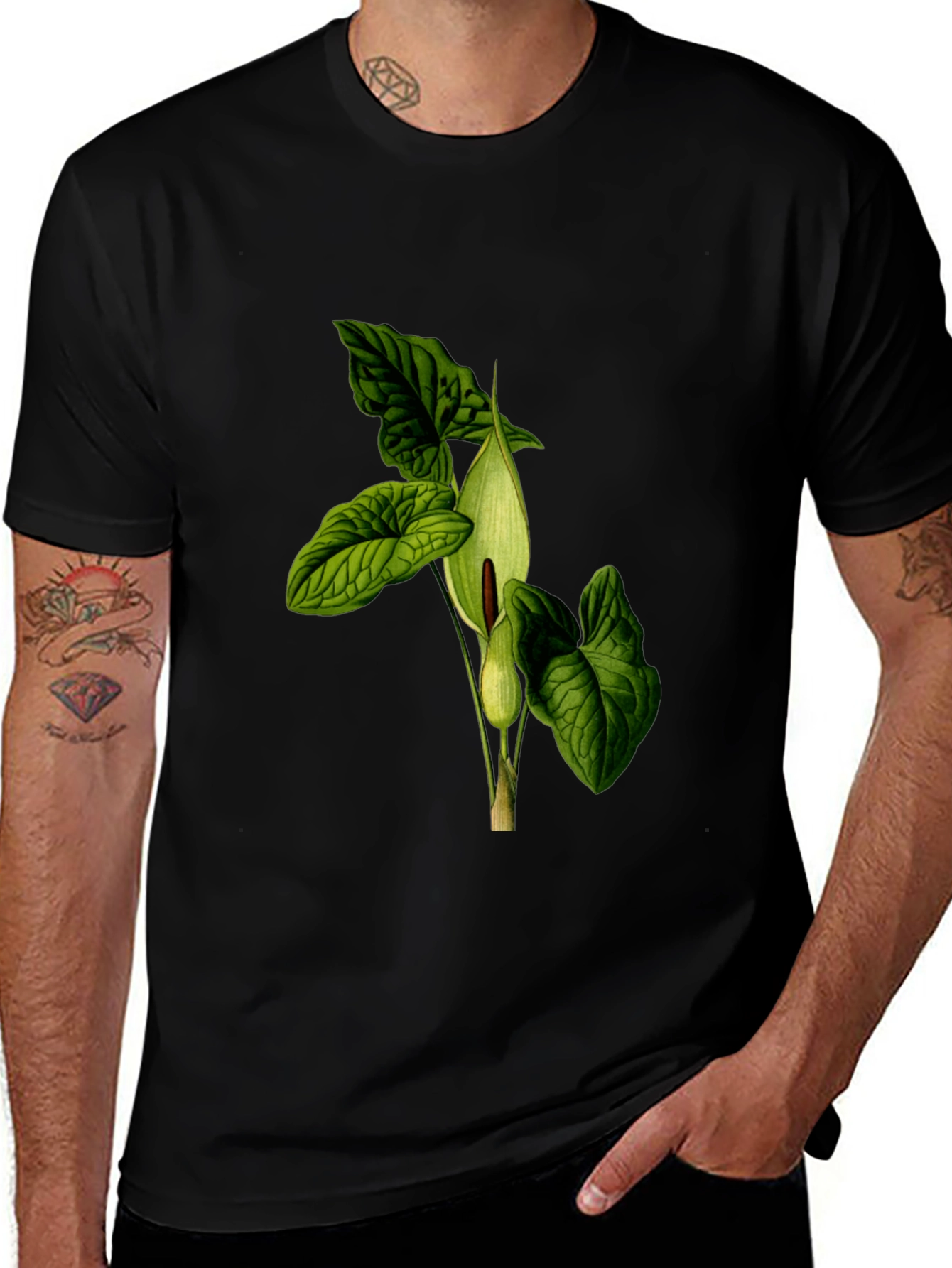 Variant 15 of Botanical Graphic Tee - Classic Arum Plant