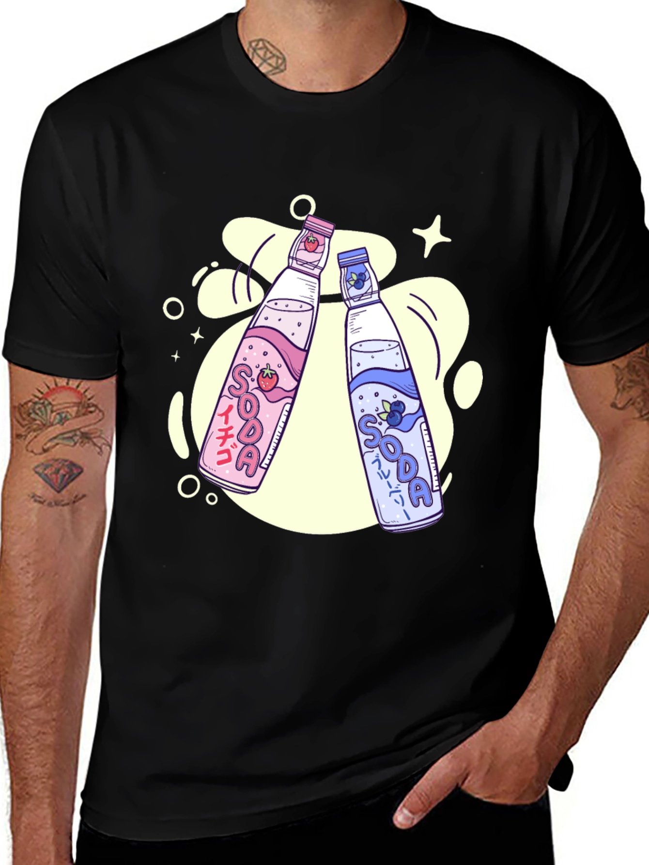 Kawaii Soda T-Shirt - Cute Japanese Pop Art Tee