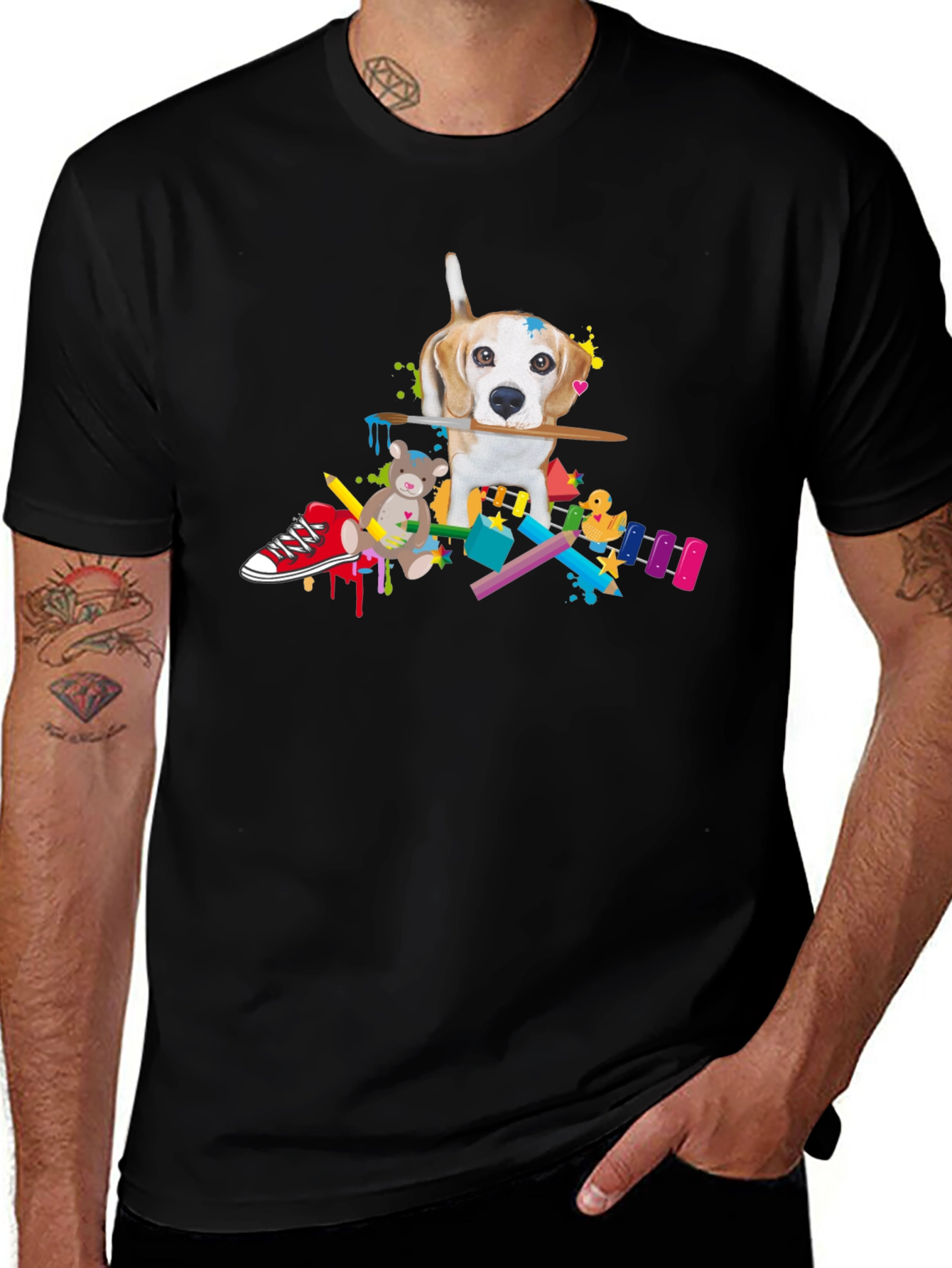 Variant 13 of Dog Artist T-Shirt