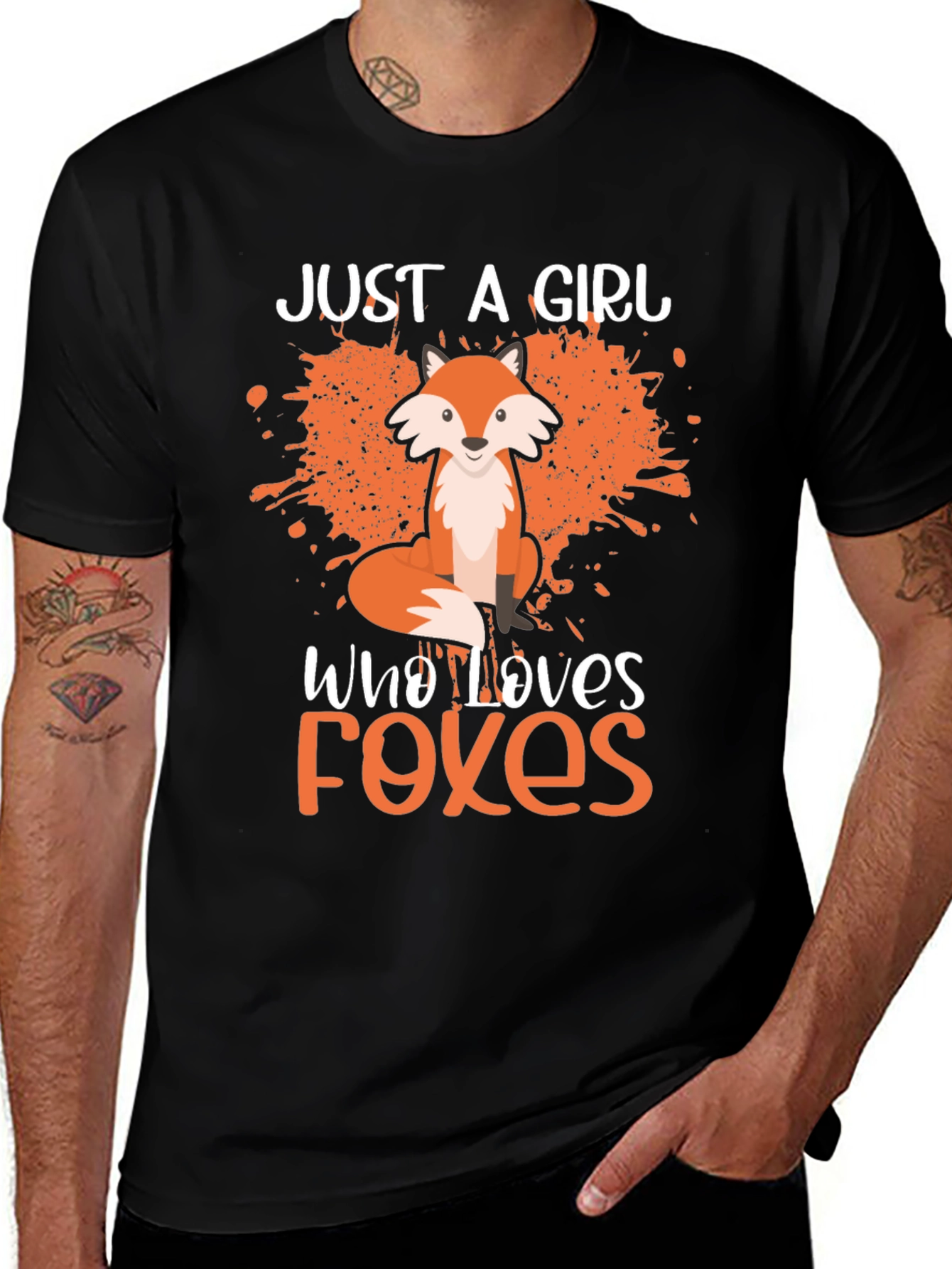 Variant 26 of Just A Girl Who Loves Foxes T-Shirt