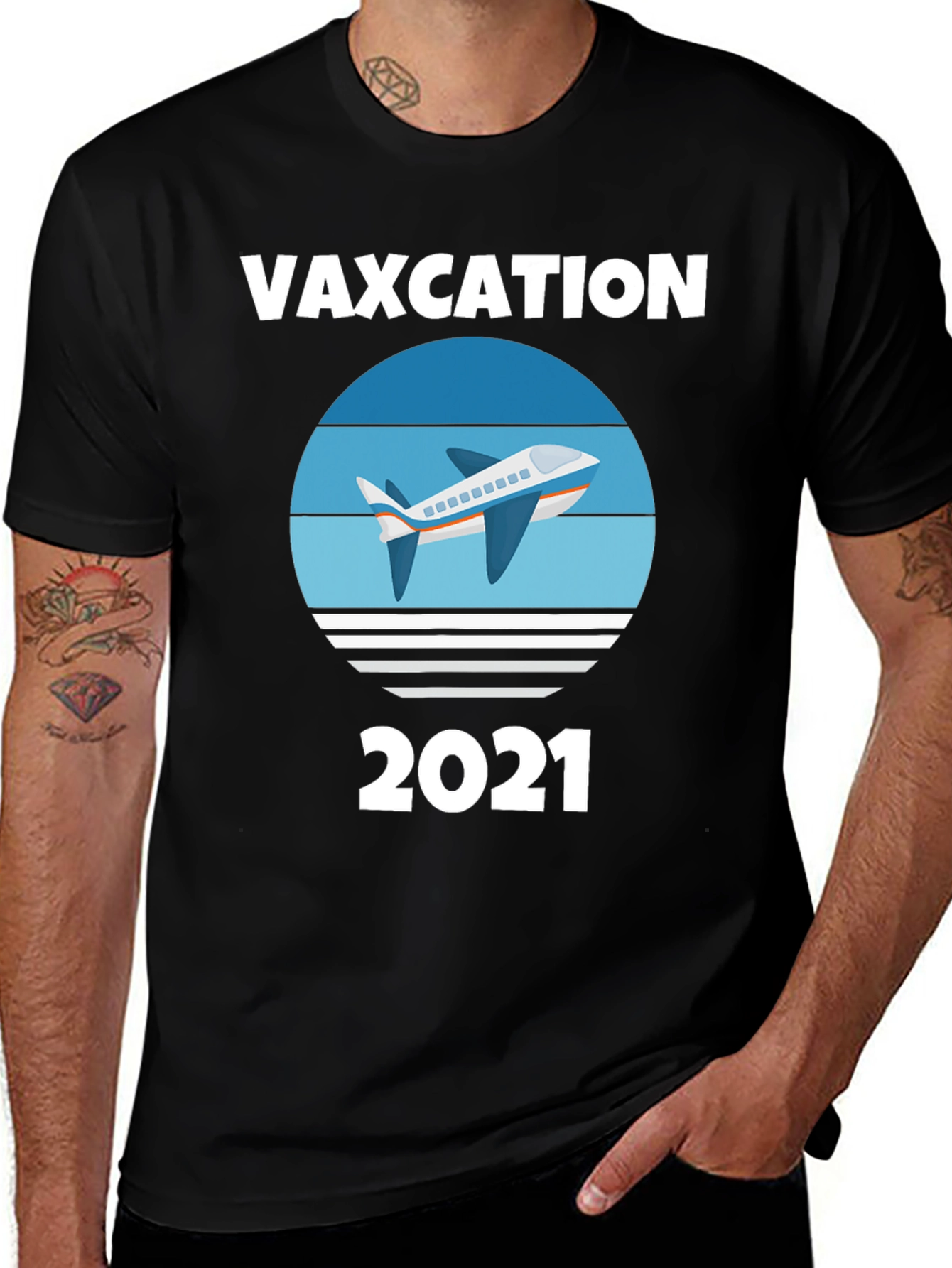 Variant 29 of Vaxcation 2021 Graphic T-Shirt