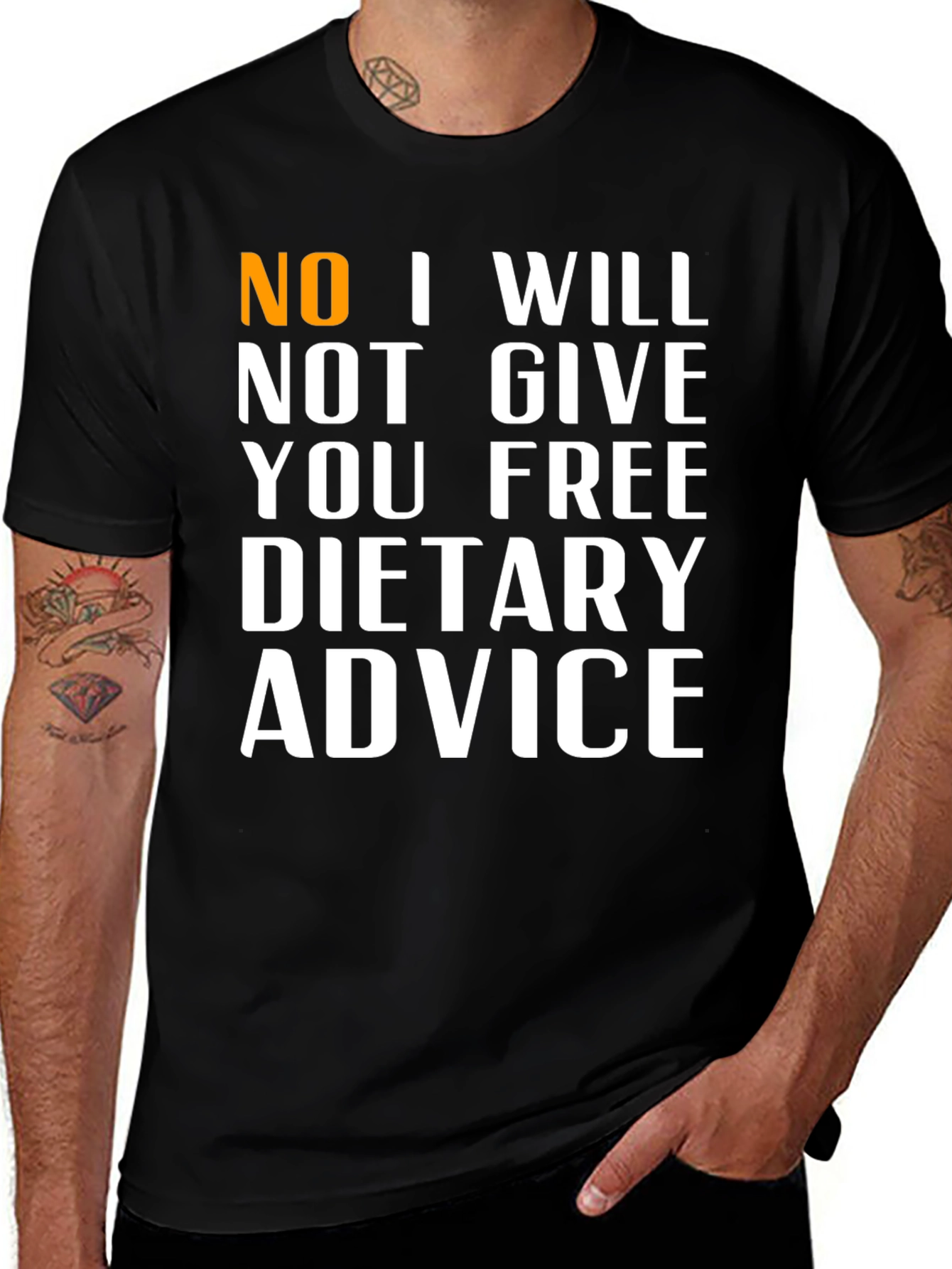 Variant 10 of No Free Dietary Advice T-Shirt