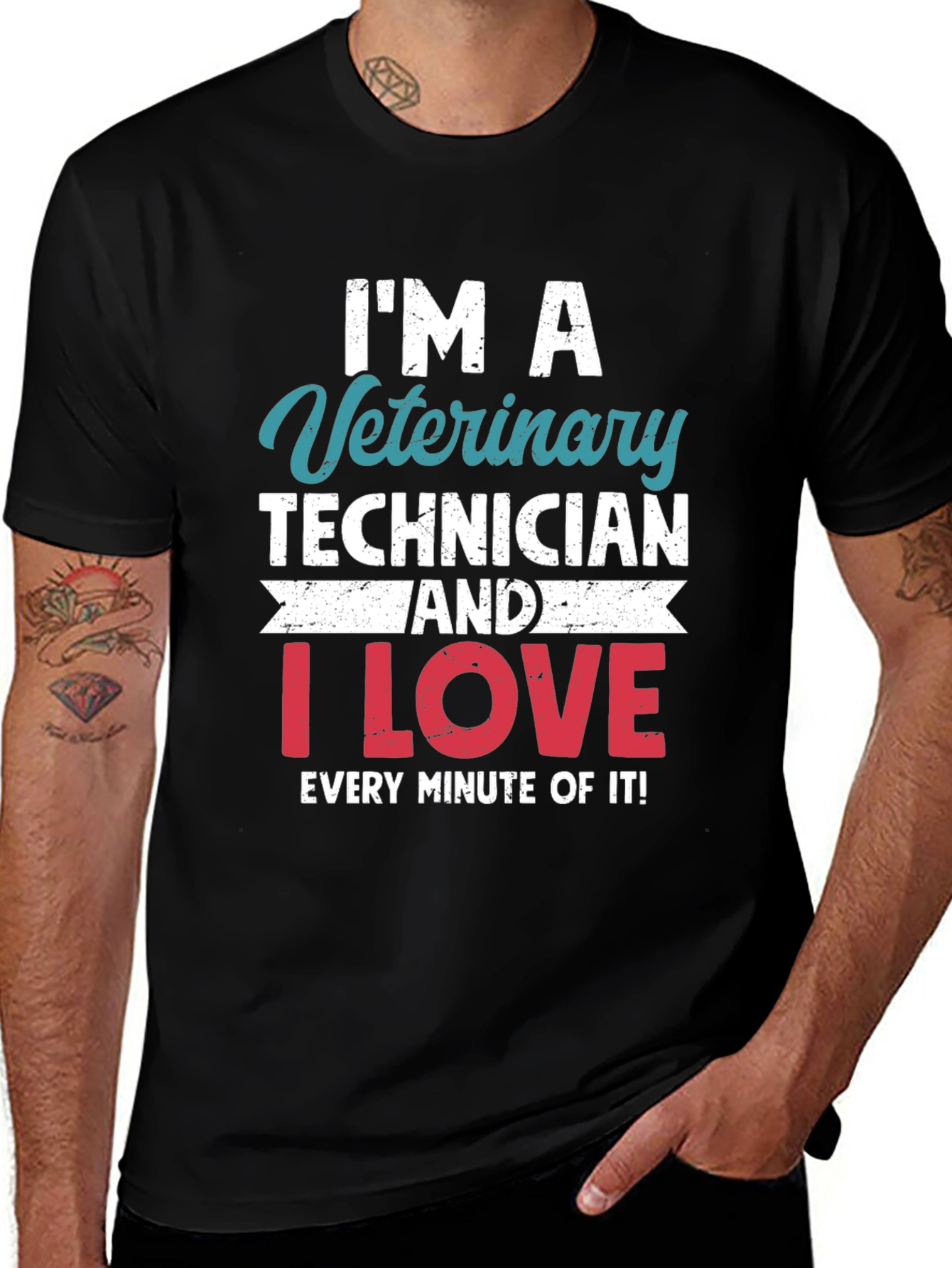 Variant 26 of Veterinary Technician I Love T-Shirt