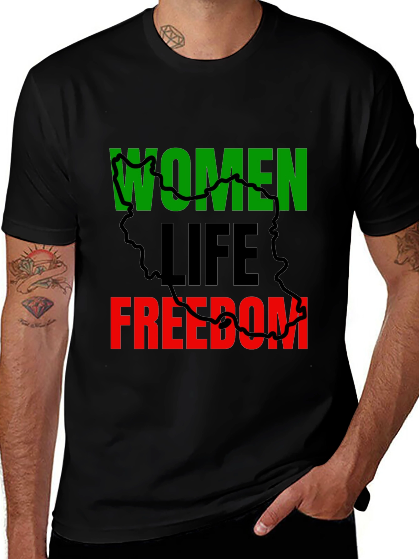 Variant 30 of Women Life Freedom T-Shirt - Solidarity Top