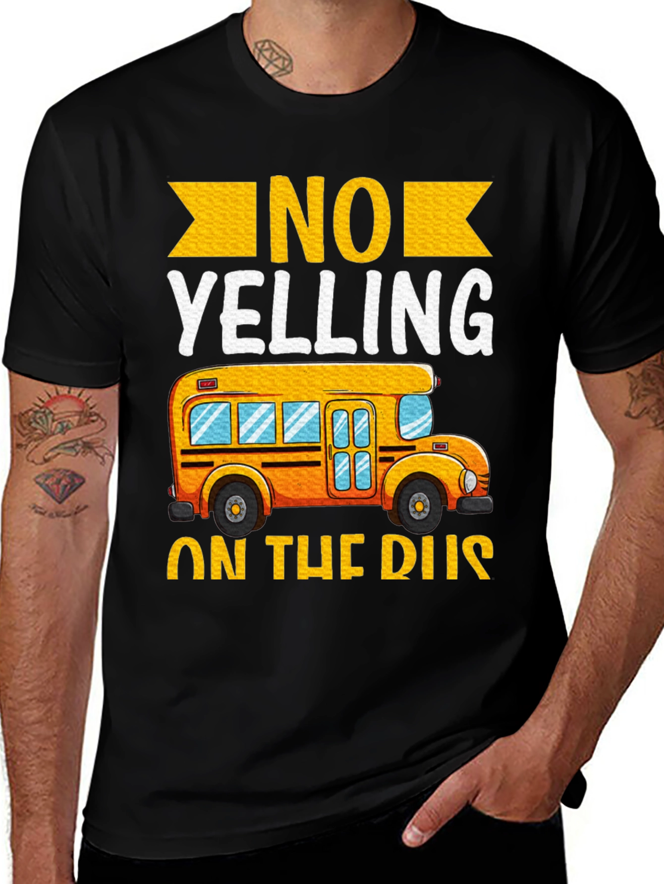 Variant 27 of No Yelling on the Bus T-Shirt