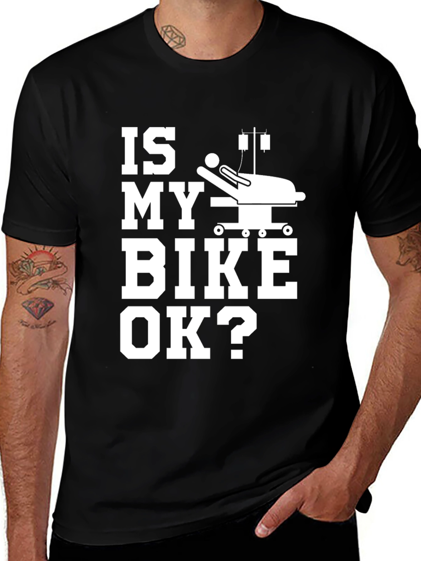 Variant 8 of Is My Bike OK? Graphic Tee