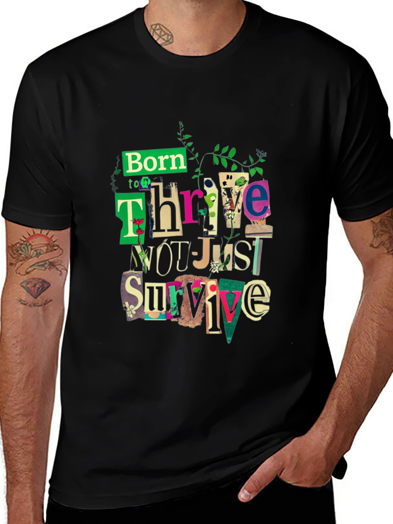 Variant 21 of Born to Thrive Graphic Tee