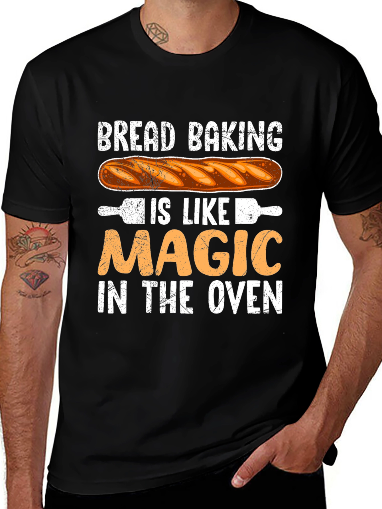 Variant 28 of Bread Baking Magic T-Shirt