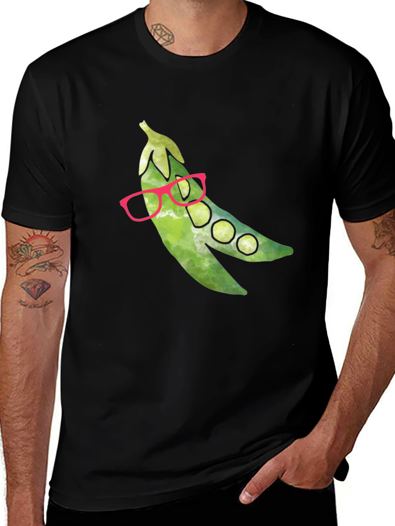 Variant 9 of Nerdy Pea Pod Graphic Tee