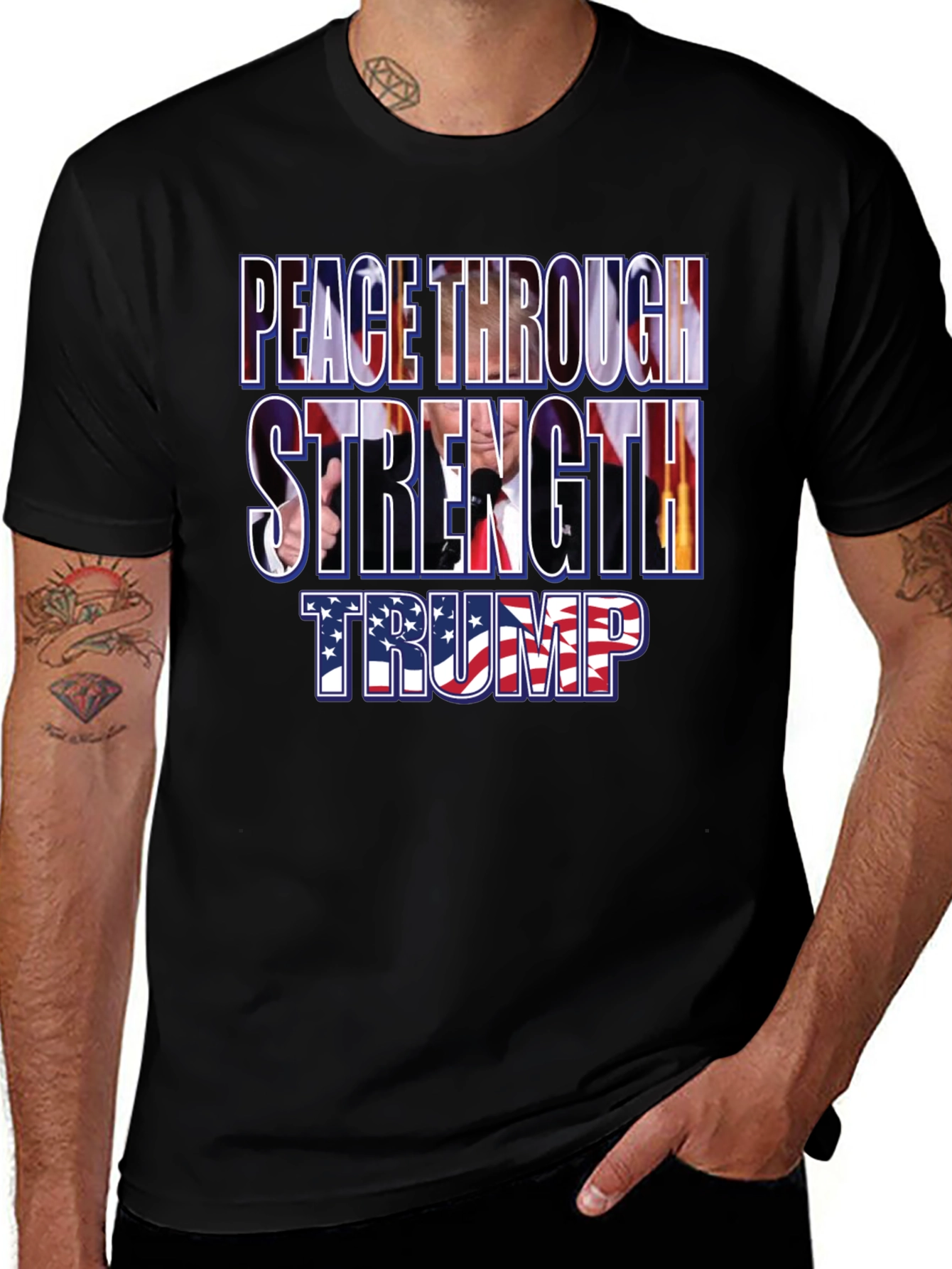 Peace Through Strength Trump T-Shirt