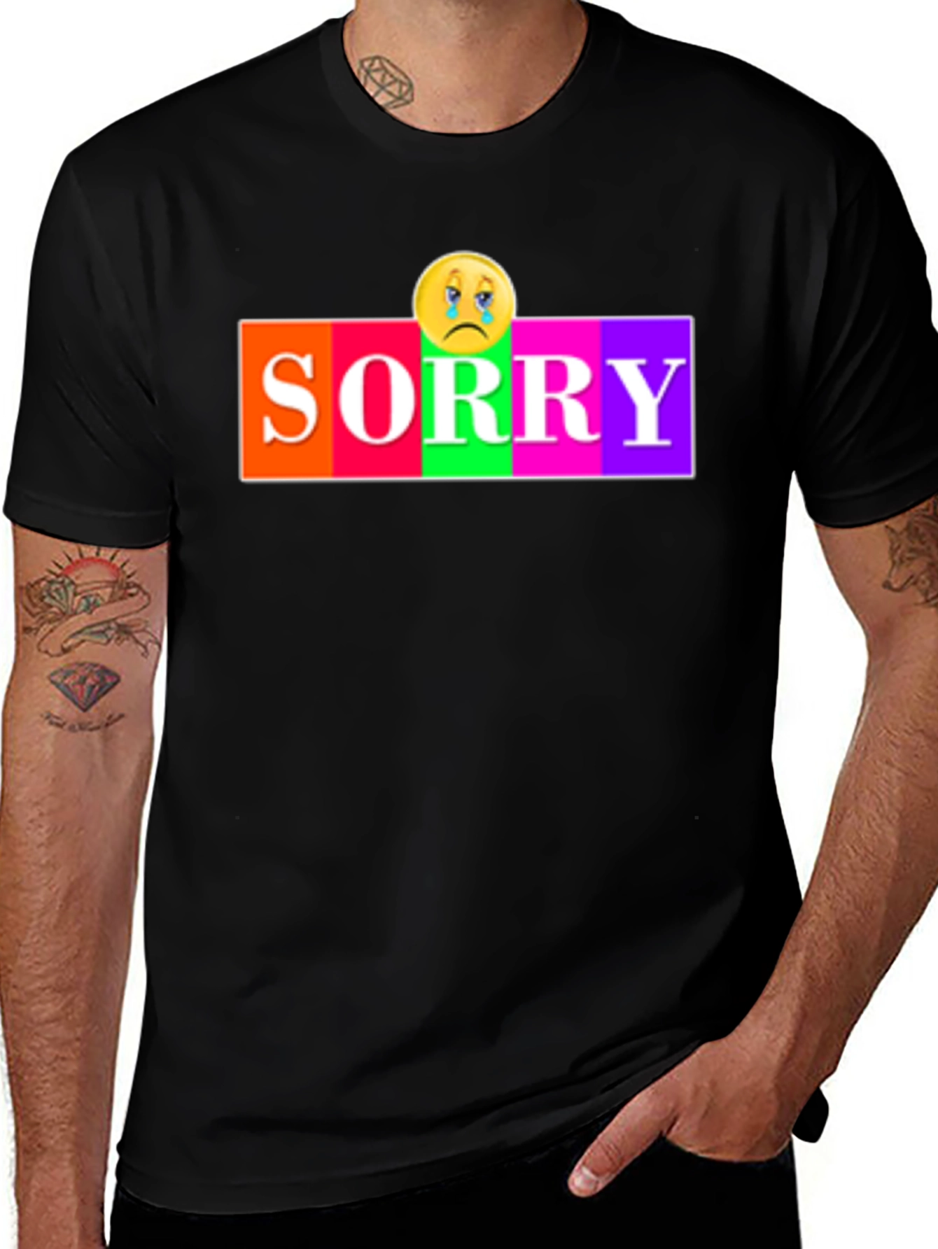Variant 17 of Sorry Graphic T-Shirt